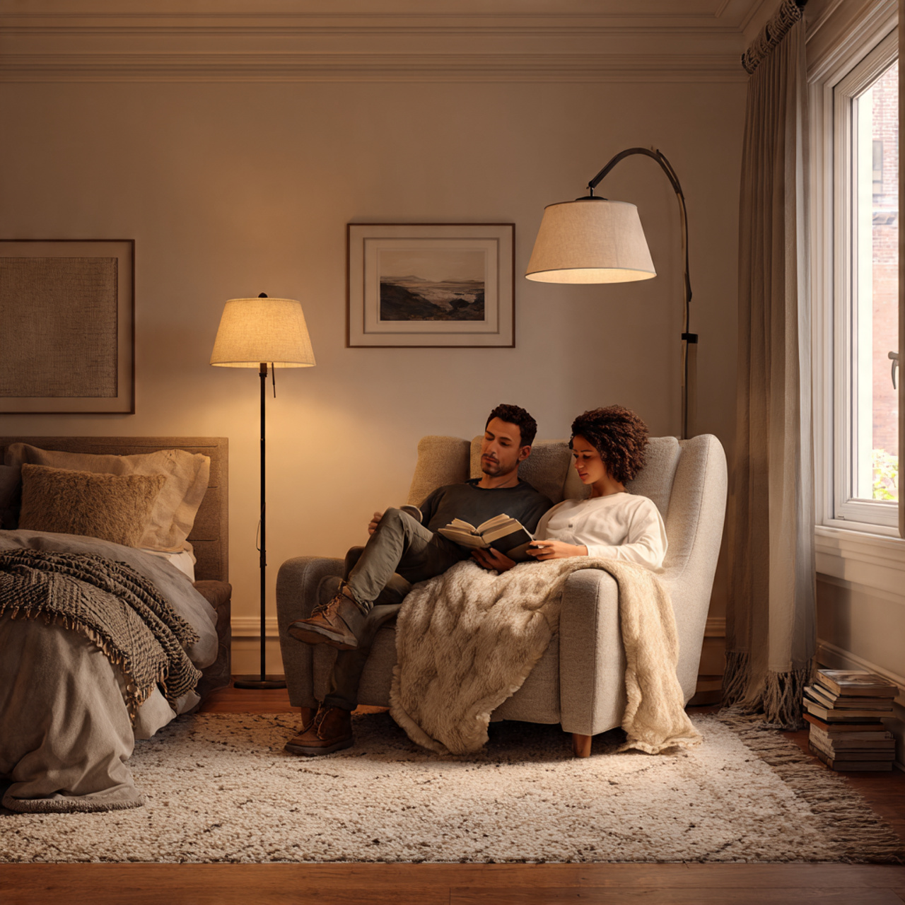 25 Bedroom Ideas for Couples: Luxury, Comfort & Romantic Style Ideas 9 cozy bedroom featuring a plush armchair by
