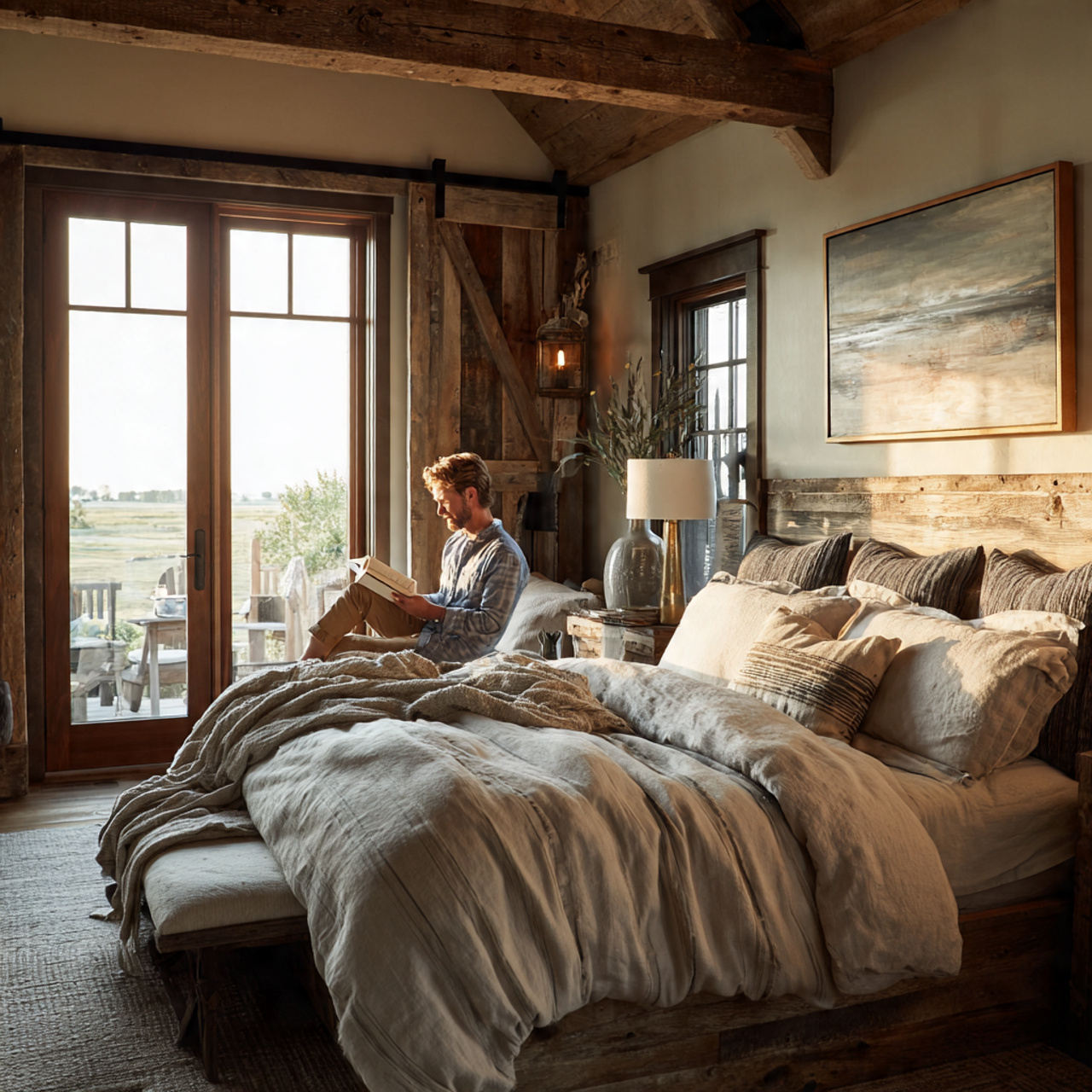 25 Top Decor Bedroom Ideas for Style, Comfort & Luxury 11 cozy bedroom with reclaimed wood furniture sliding