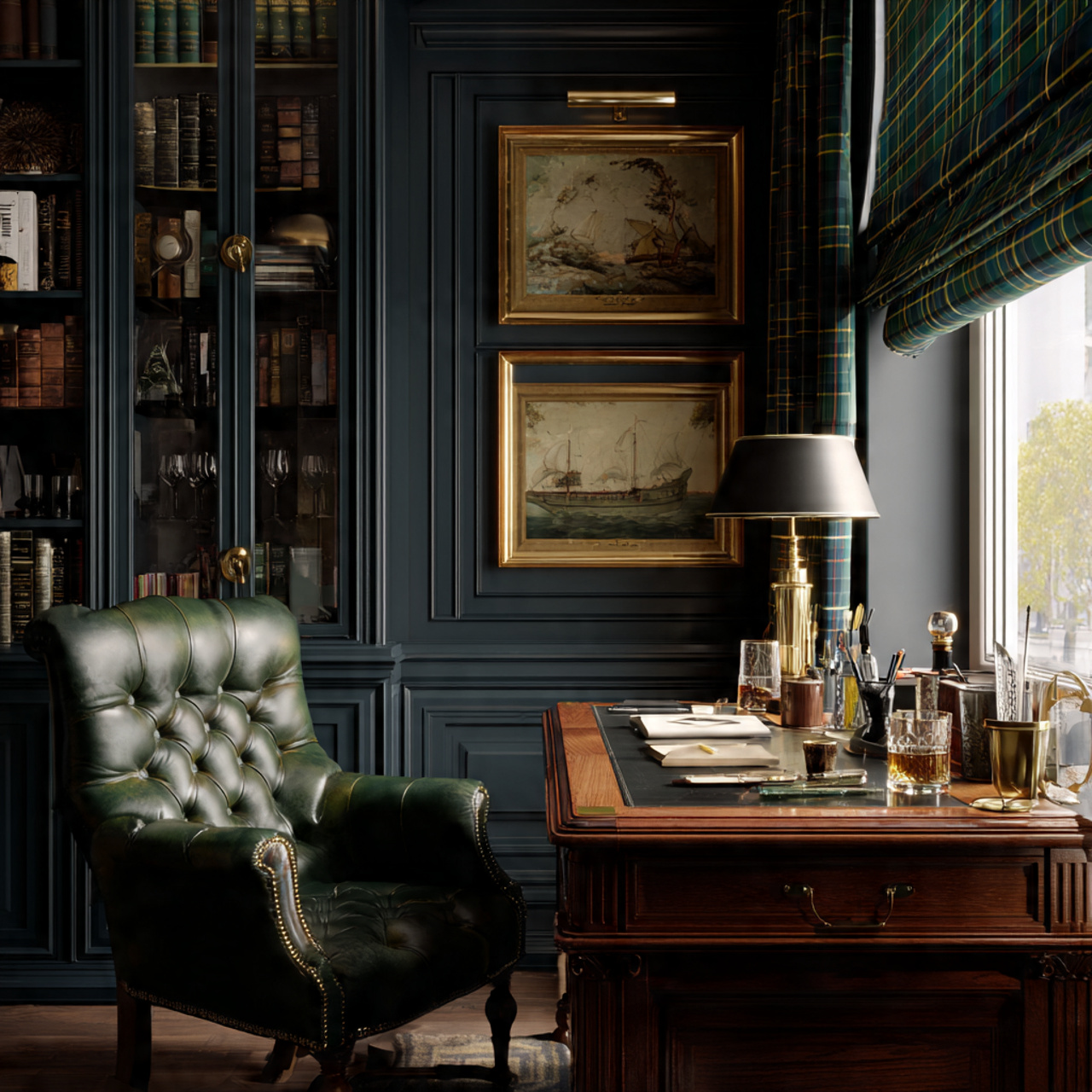 high resolution realistic interior of boys bedroom decor