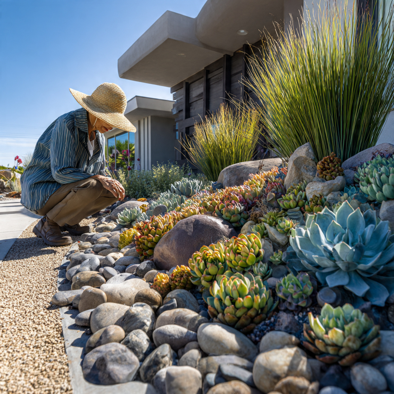 highly detailed flower bed ideas with drought