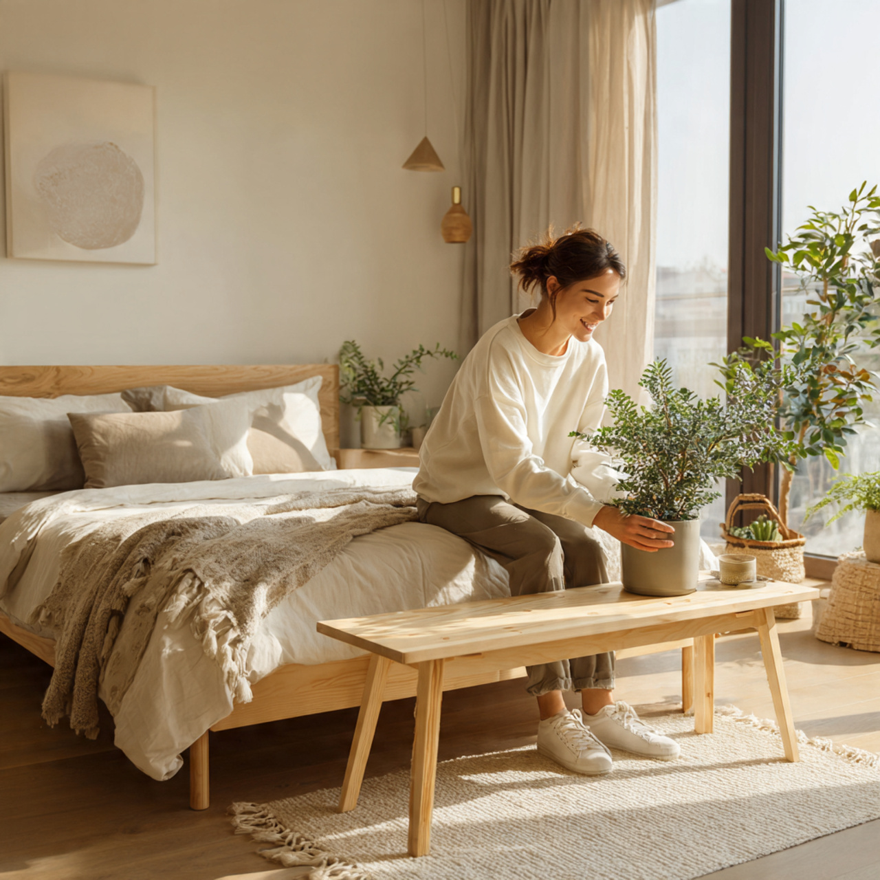 25 Minimalist Bedroom Ideas That Create Calm, Luxury & Timeless Style 3 minimalist bedroom featuring scandinavian birch furniture accents