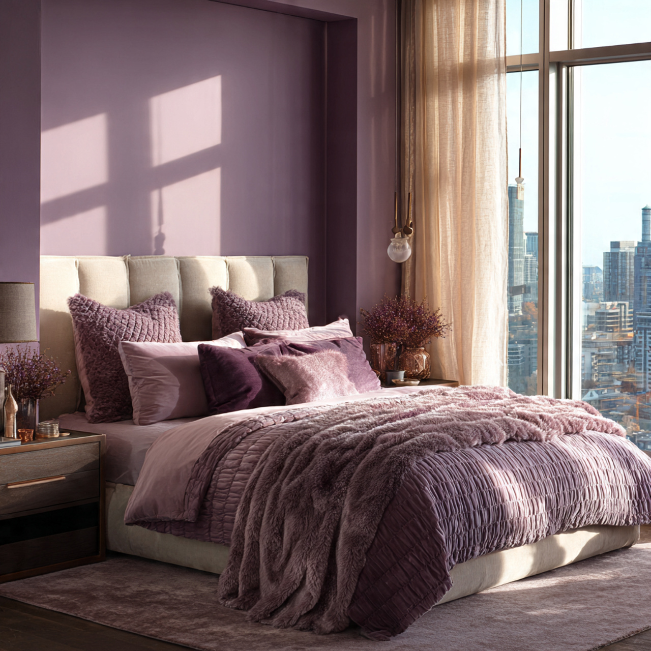 25 Purple Bedroom Decor Ideas That Feel Luxurious, Calm & Stylish 28 purple bedroom decor