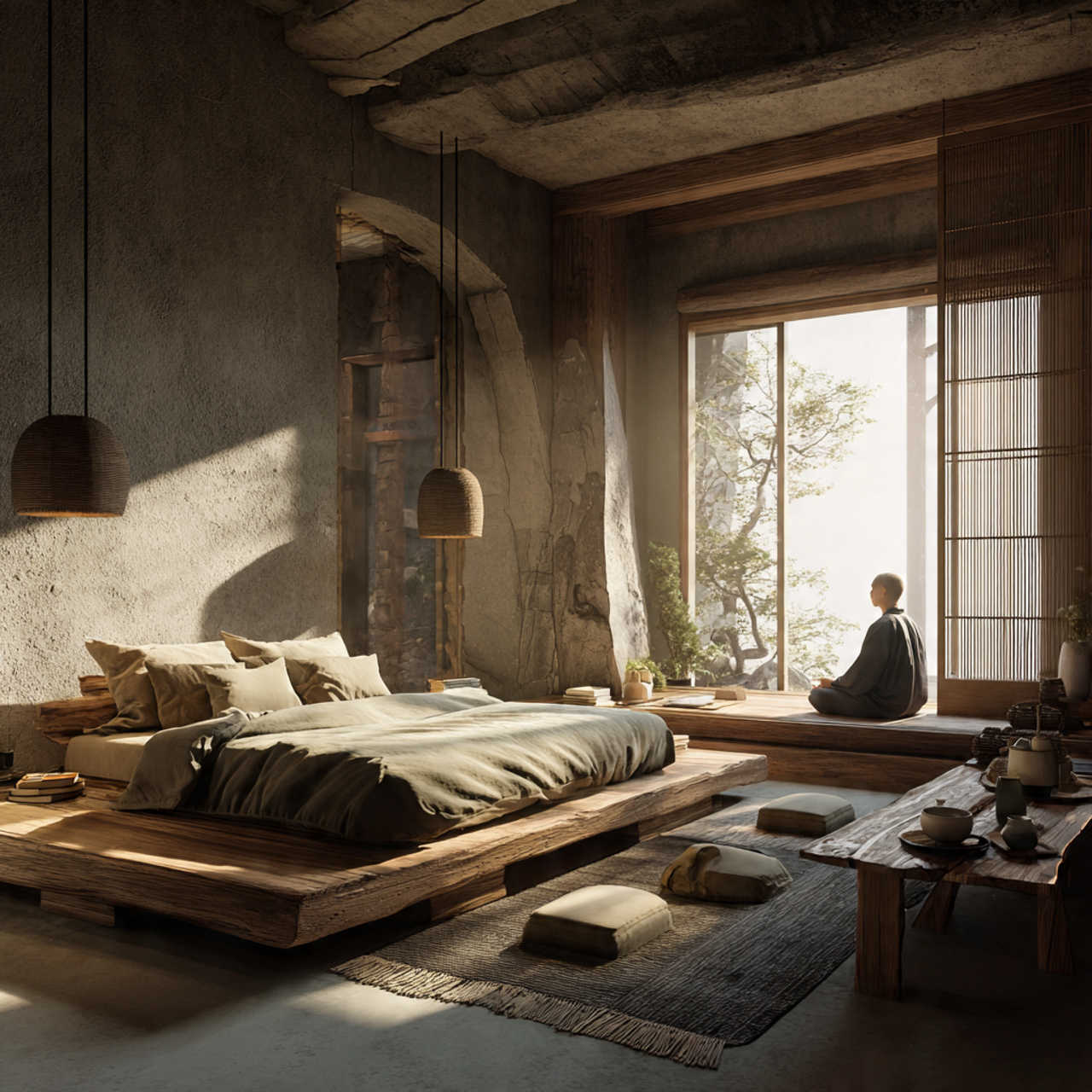 realistic bedroom ideas decor in japanese zen