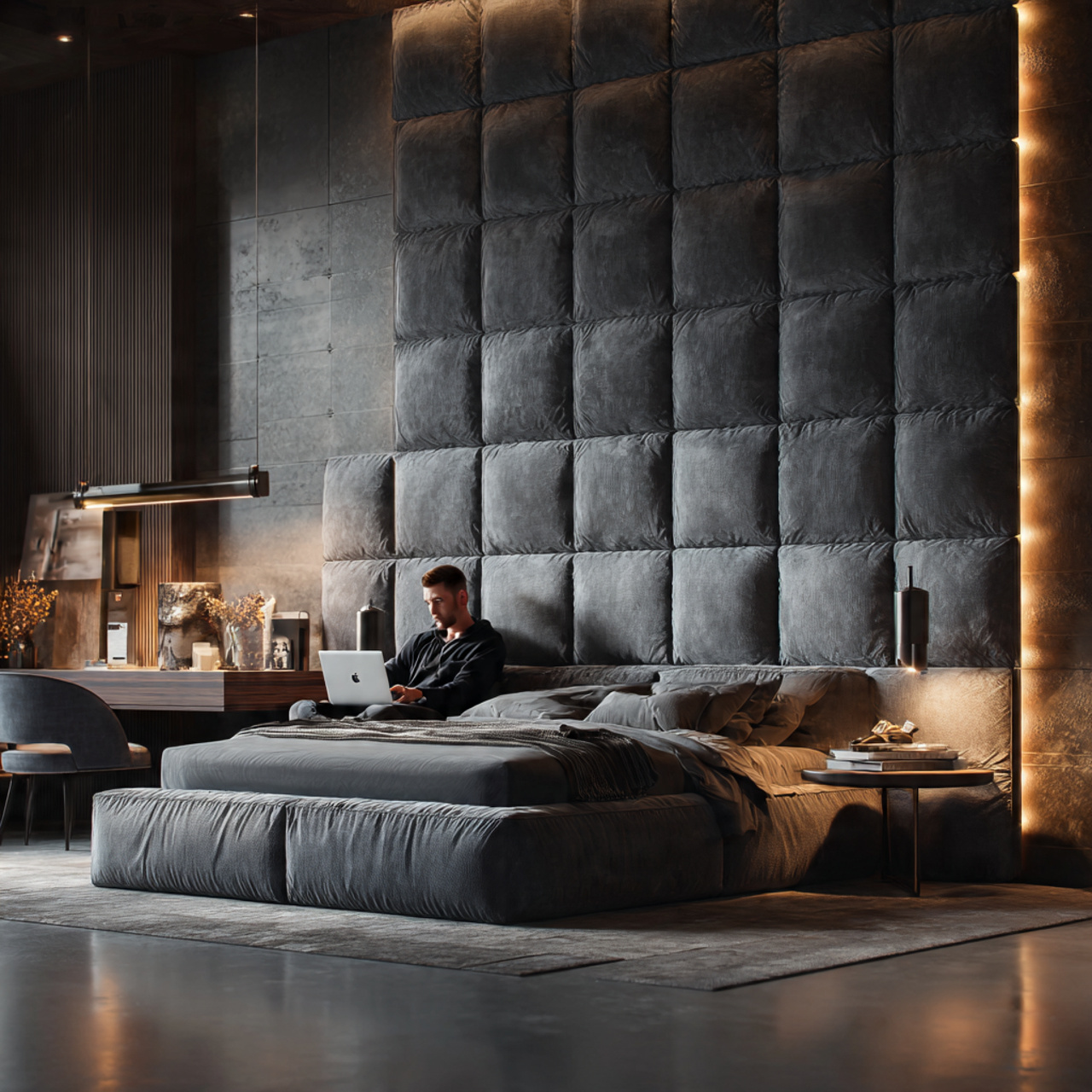 realistic bedroom ideas decor with a dramatic