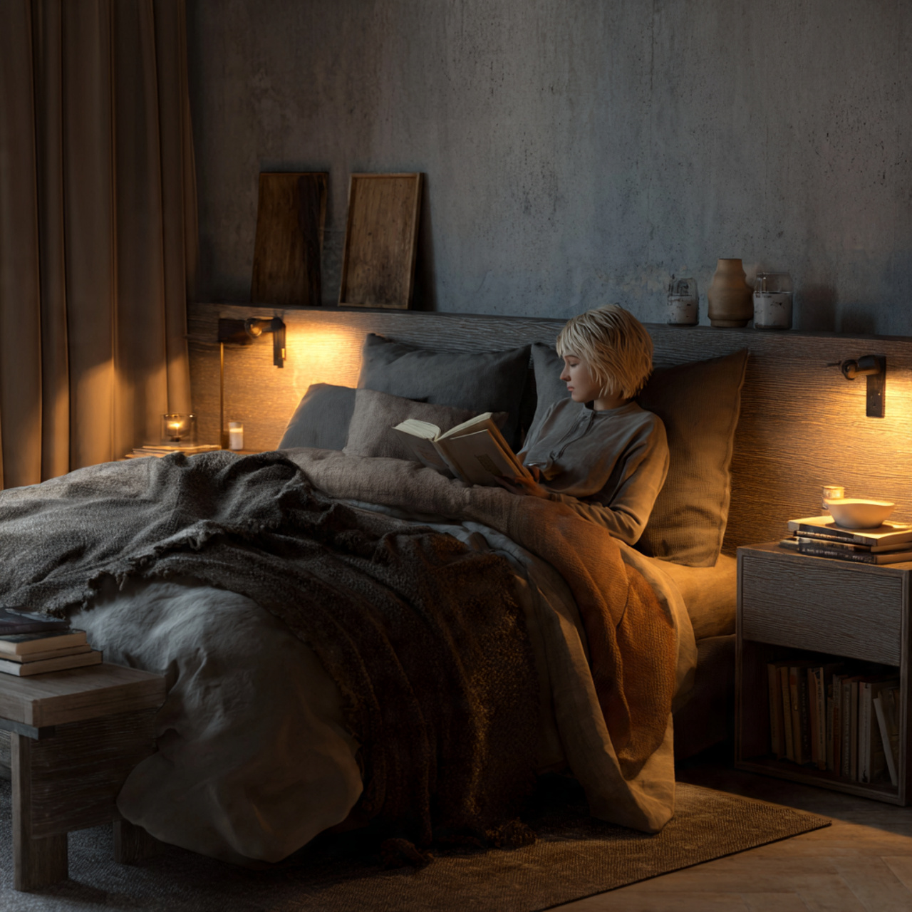 25 Cozy Bedroom Decor Ideas That Make Your Space Stylish & Relaxing 7 realistic cozy bedroom with dimmable bedside lamps