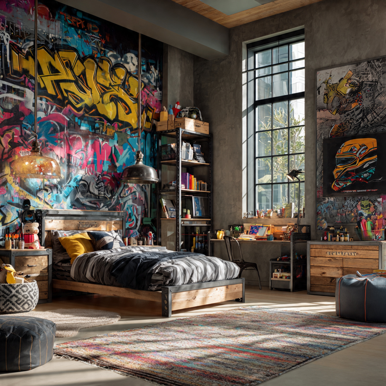 realistic kids room ideas featuring a vibrant