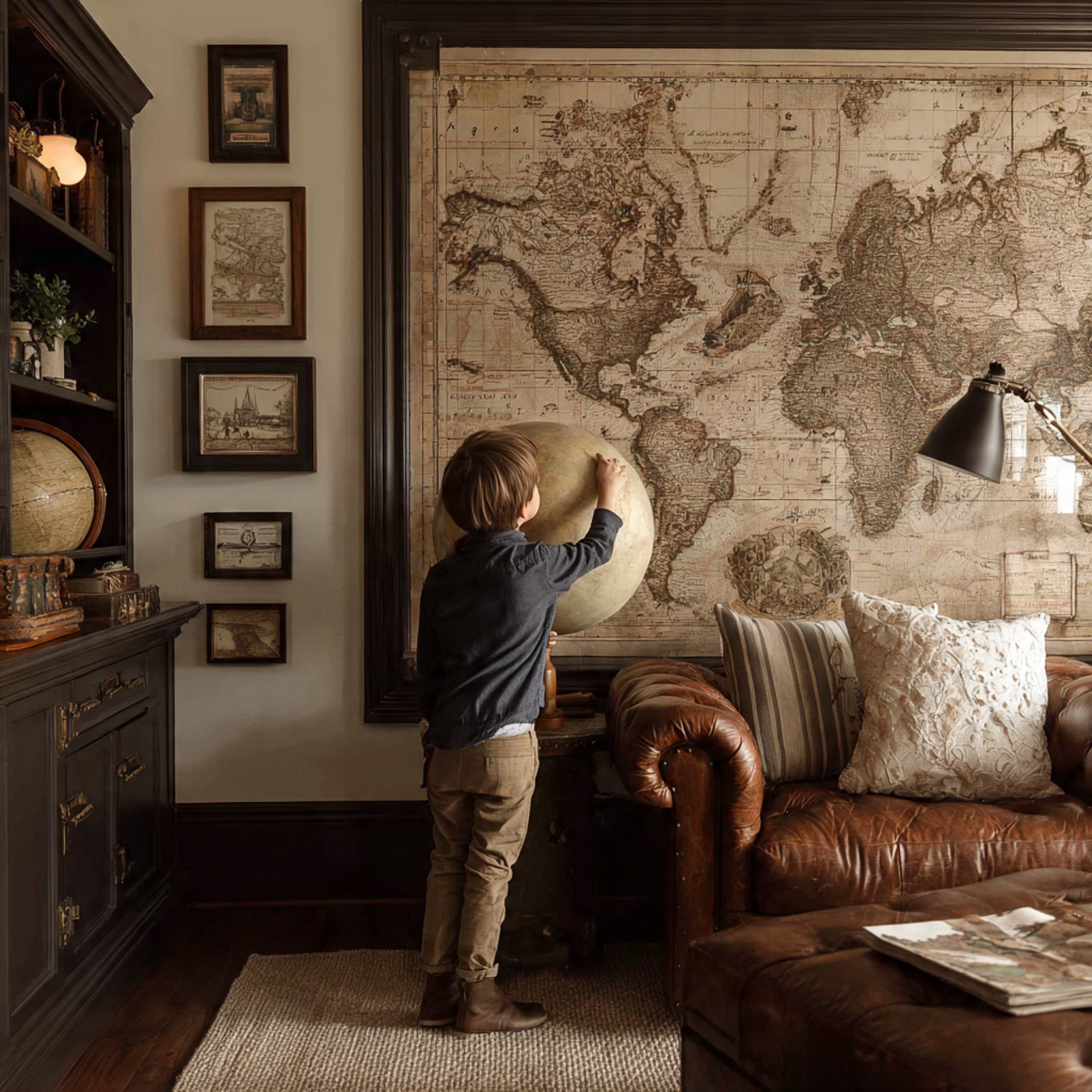 realistic kids room ideas featuring large antique