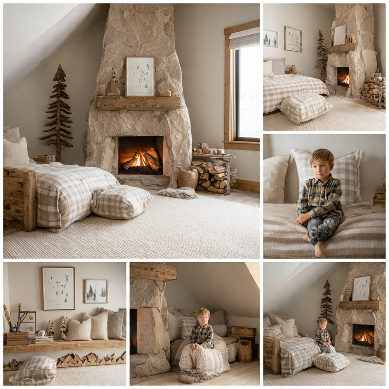 realistic kids room ideas featuring reclaimed wood
