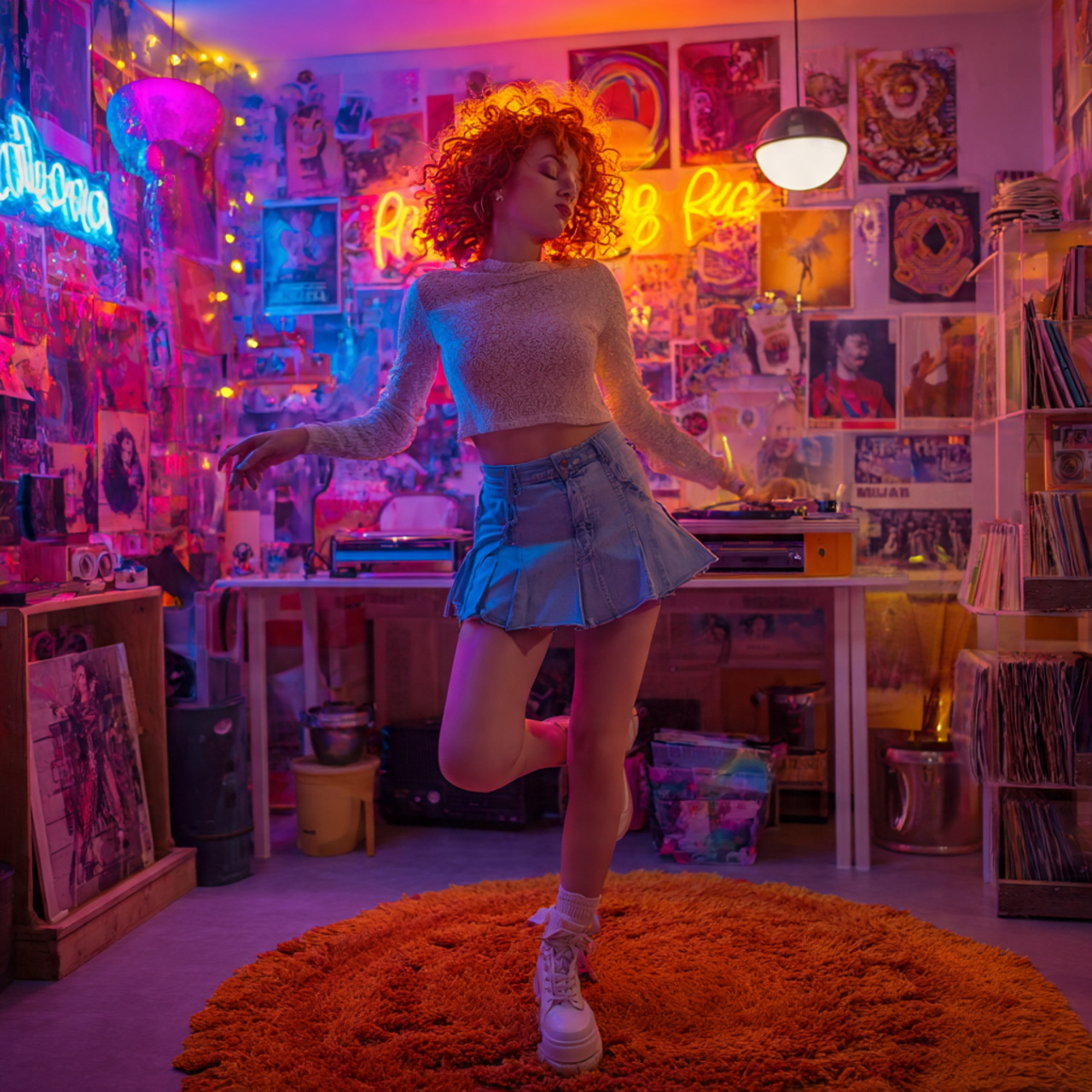 25 Top Decor Bedroom Ideas for Style, Comfort & Luxury 24 retro pop culture flare vibrant room 1