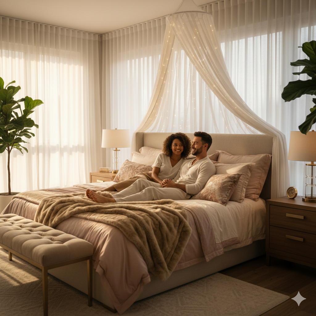 romantic bedroom decor