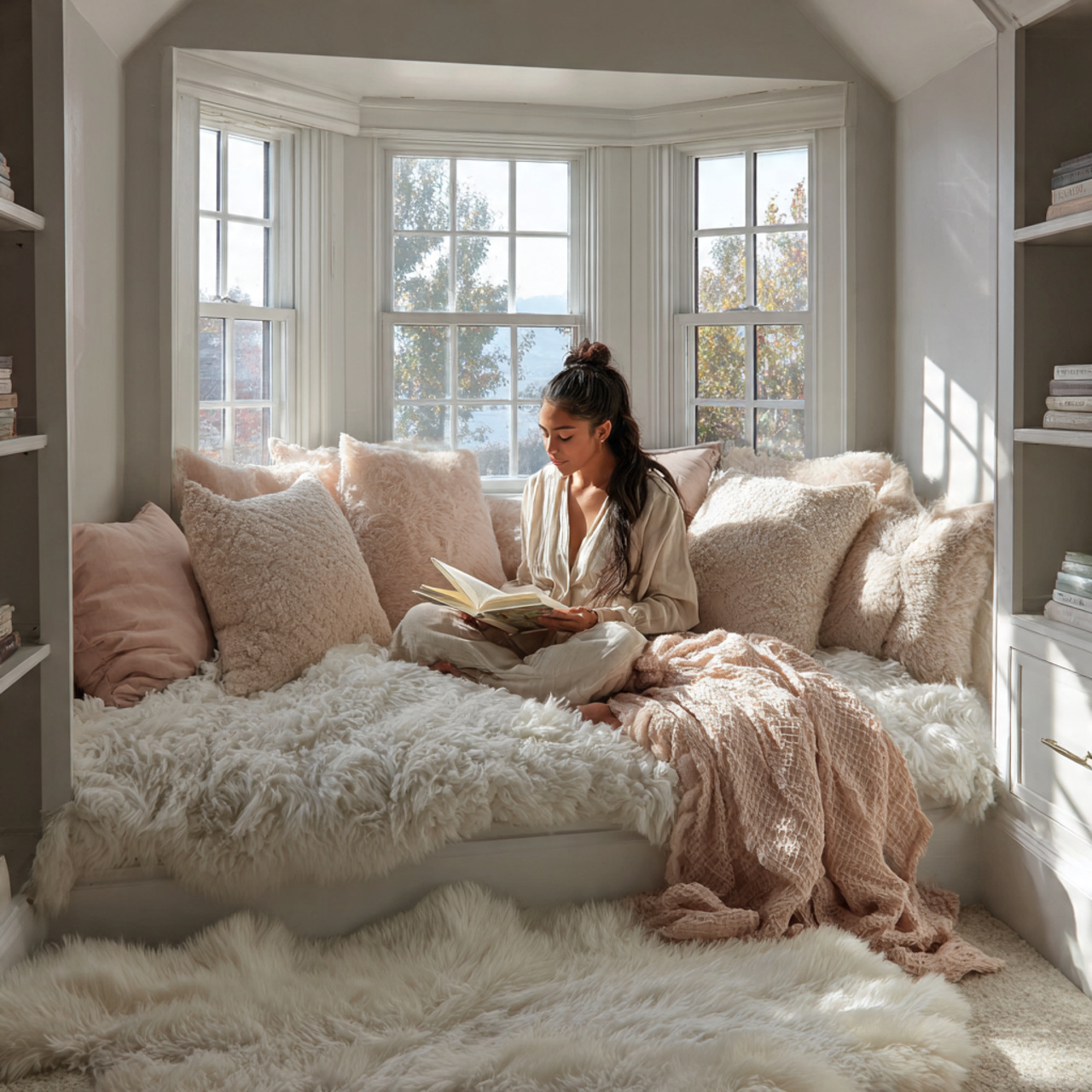 25 Stunning Bedroom Ideas for Small Rooms That Feel Spacious & Stylish 8 small bedroom with a built in window seat