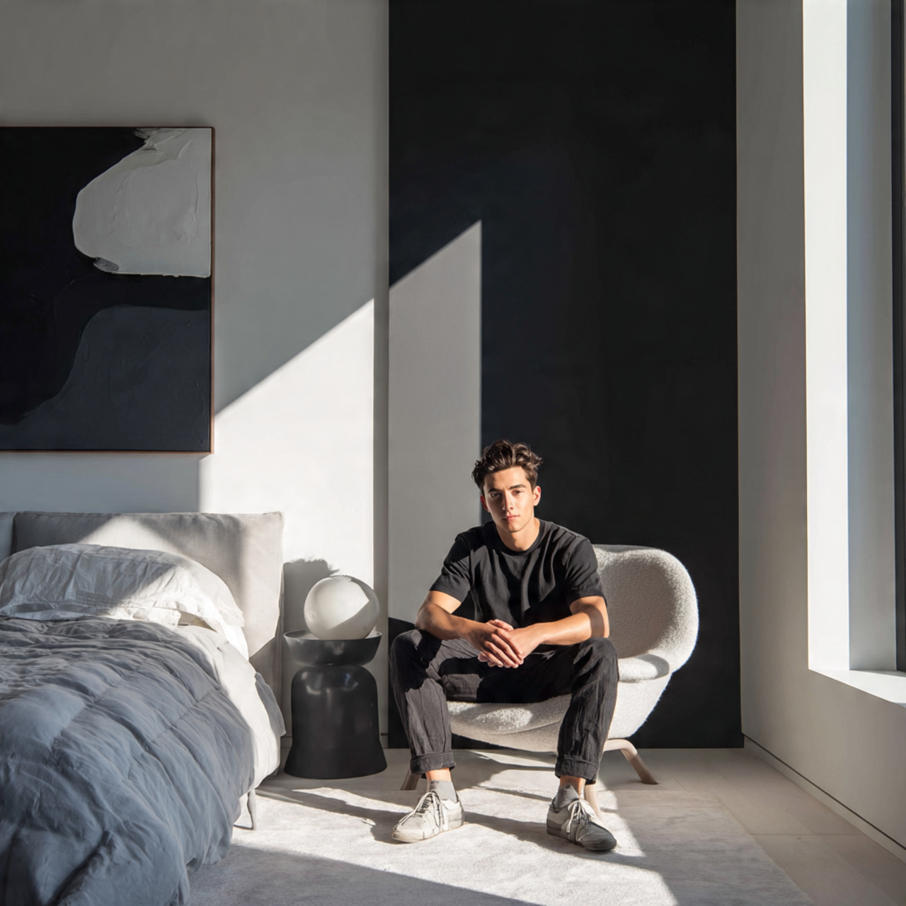 25 Top Decor Bedroom Ideas for Style, Comfort & Luxury 19 striking bedroom with bold black and white 1