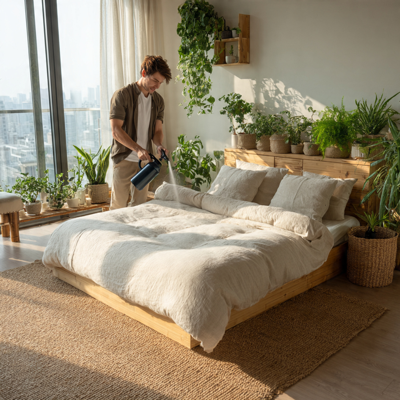 25 Top Decor Bedroom Ideas for Style, Comfort & Luxury 25 sustainable natural materials eco friendly bedroom with