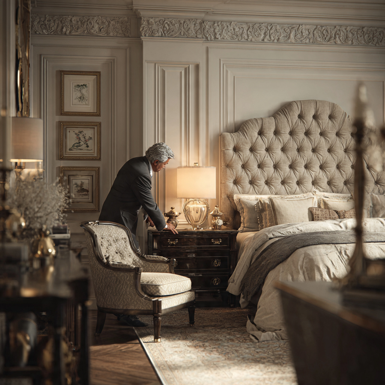 25 Top Decor Bedroom Ideas for Style, Comfort & Luxury 17 traditional elegance layout classic bedroom with