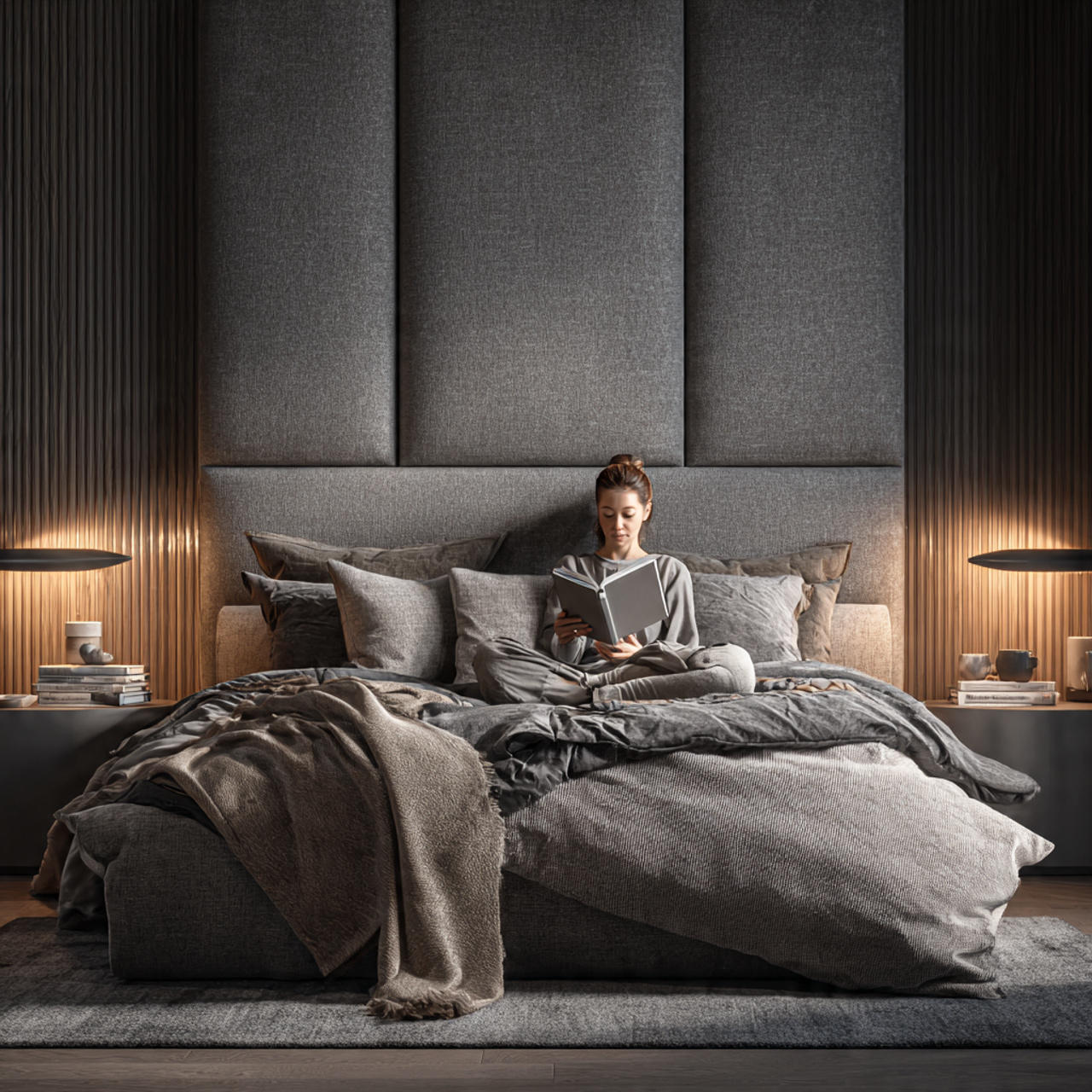 25 Grey Bedroom Decor Ideas to Transform Your Space Beautifully 15 ultra realistic bedroom interior showcasing grey b