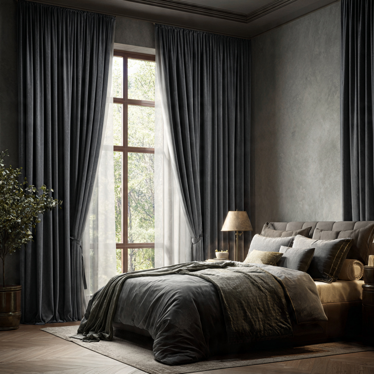 25 Grey Bedroom Decor Ideas to Transform Your Space Beautifully 11 ultra realistic bedroom photography showcasing gre