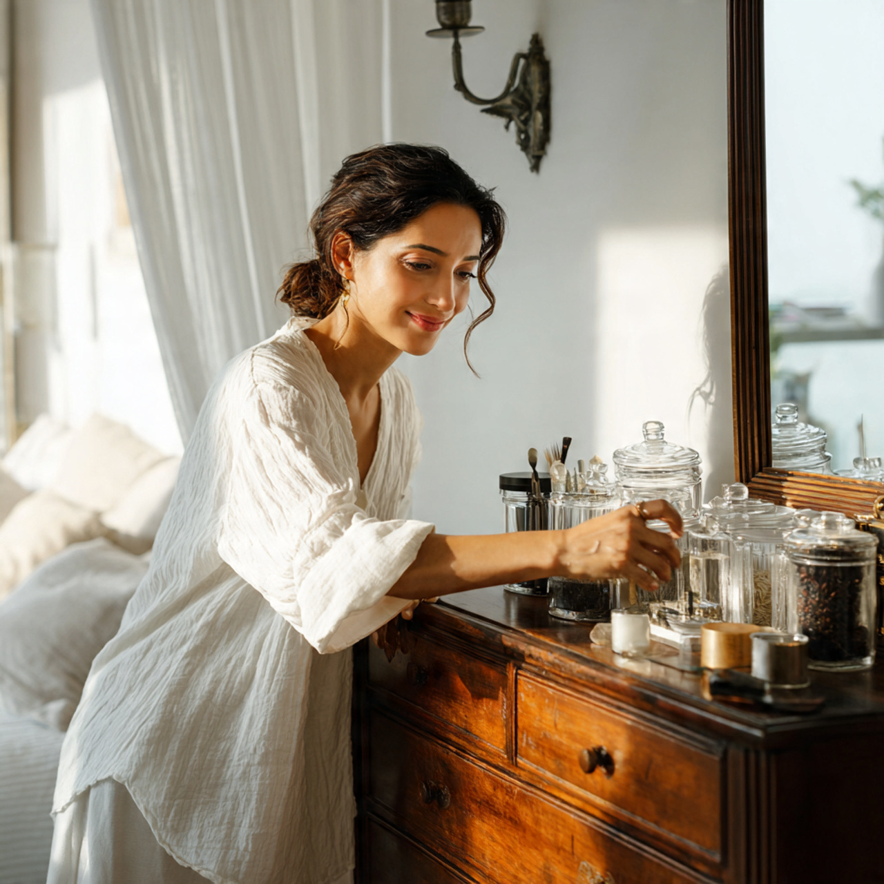 25 Bedroom Dresser Decor Ideas for Modern, Elegant Bedrooms 21 ultra realistic bedroom interior showcasing bedroom dresser decor 3