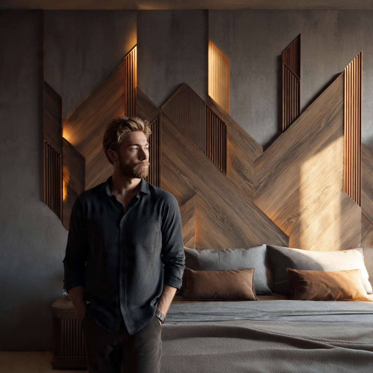 25 Wall Decor Bedroom Ideas to Instantly Elevate Your Space 6 ultra realistic bedroom interior showcasing wall decor bedroom