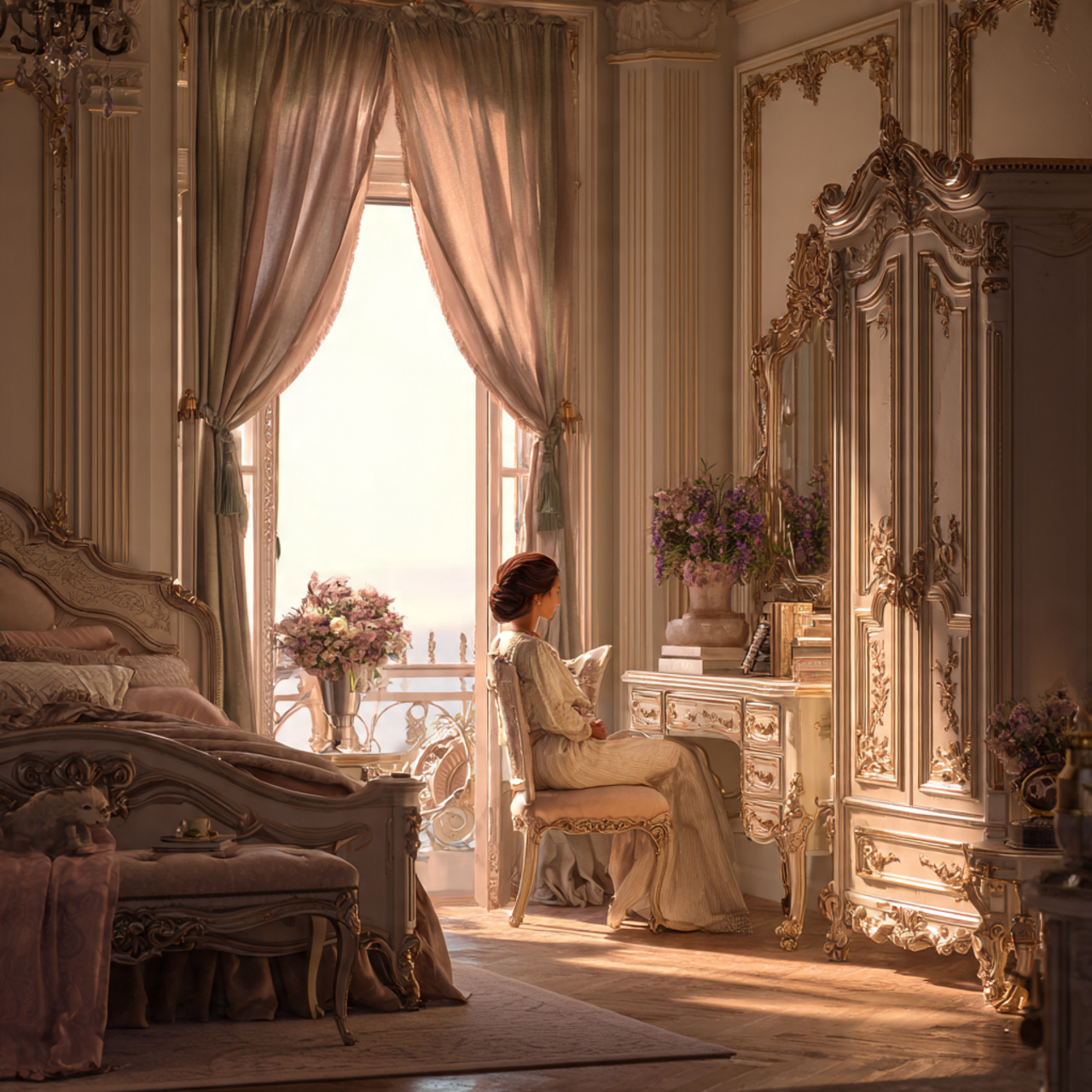 25 Chic Bedroom Decor Ideas for a Modern, Elegant & Cozy Space 7 ultra realistic bedroom scene of chic bedroom decor 1