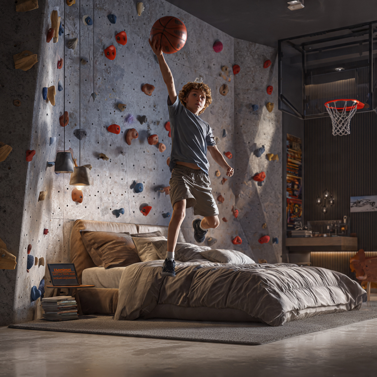 ultra realistic boys bedroom decor ideas kinetic sports