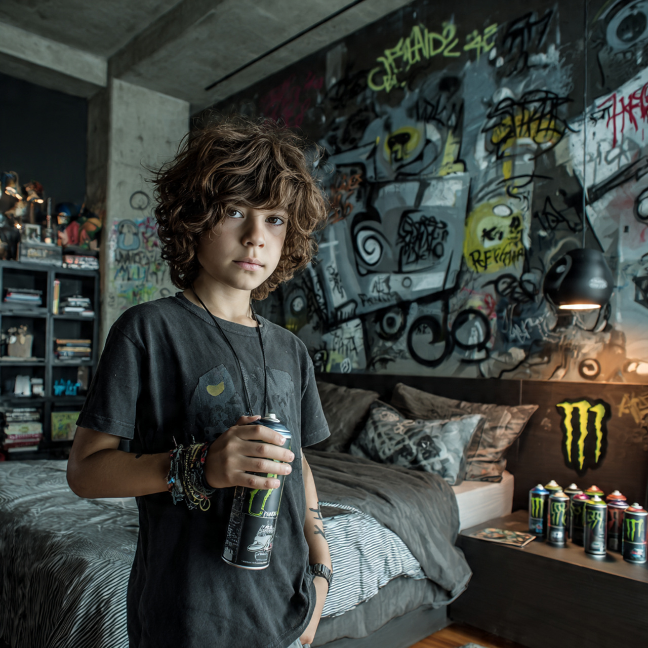 ultra realistic boys bedroom inspired by boys bedroom 1