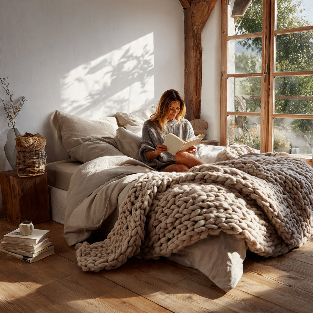 25 Cozy Bedroom Decor Ideas That Make Your Space Stylish & Relaxing 1 ultra realistic cozy bedroom featuring a neatly made