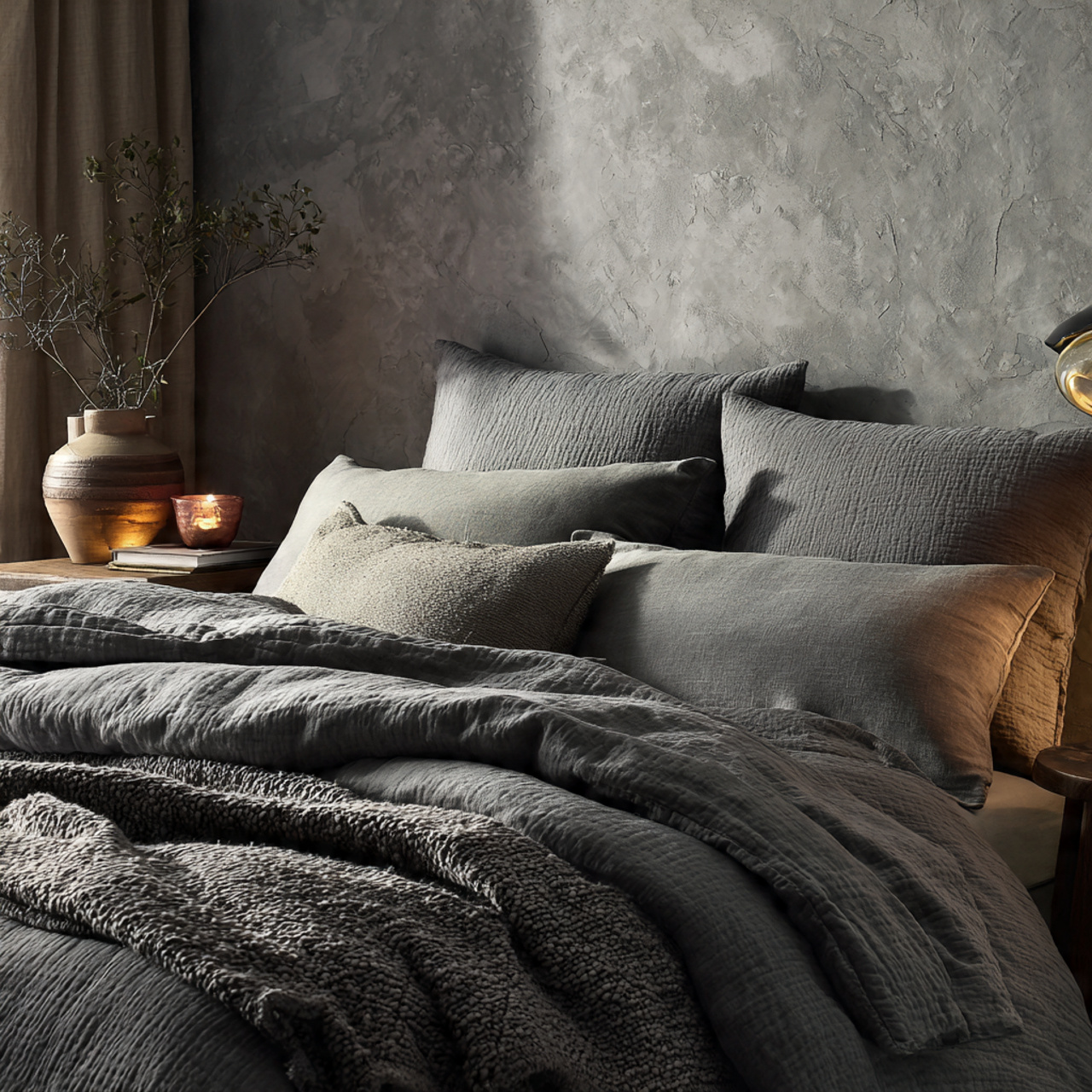 25 Grey Bedroom Decor Ideas to Transform Your Space Beautifully 5 ultra realistic cozy bedroom photography highlighting grey bedroom