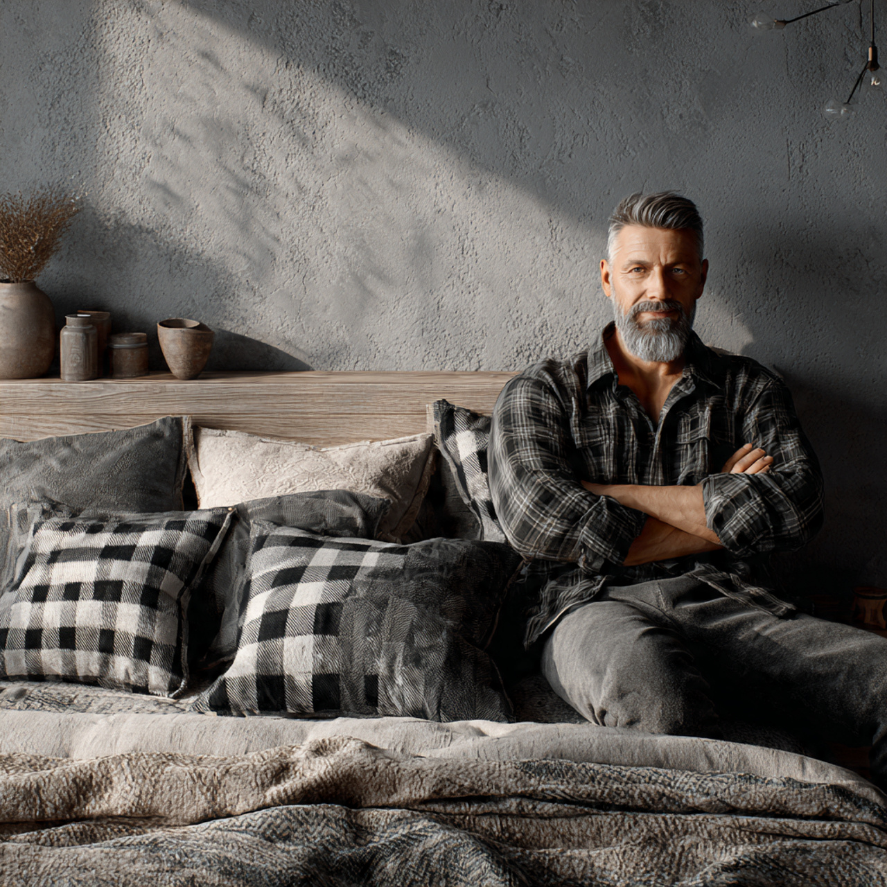 25 Farmhouse Bedroom Decor Ideas for a Cozy, Timeless & Beautiful Retreat 15 ultra realistic cozy bedroom scene of farmhouse bedroom 1