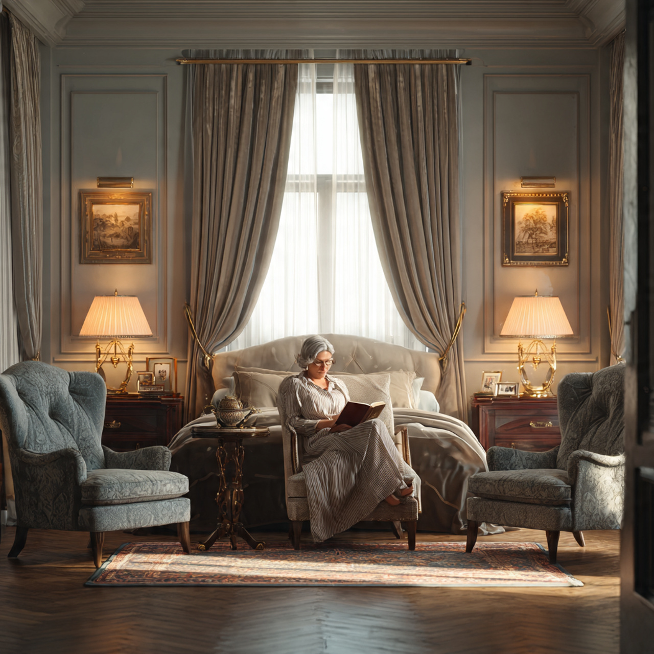 25 Guest Bedroom Decor Ideas That Feel Luxurious & Inviting 9 ultra realistic image of a guest bedroom styled