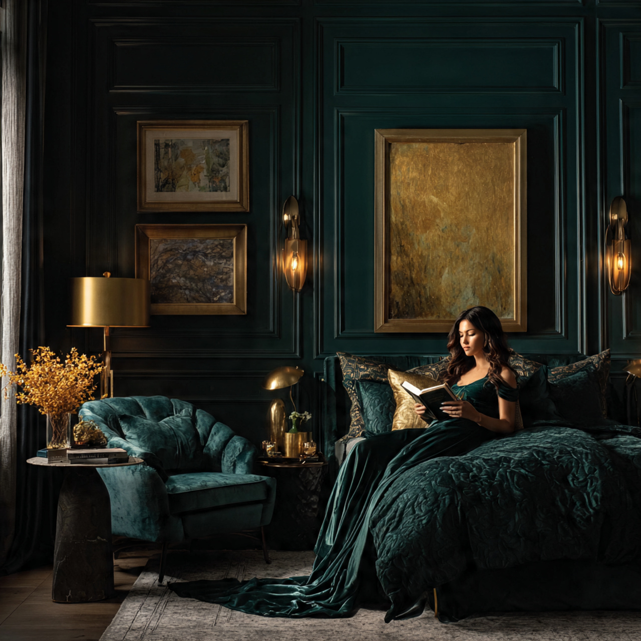 25 Guest Bedroom Decor Ideas That Feel Luxurious & Inviting 7 ultra realistic image of a guest bedroom with 1