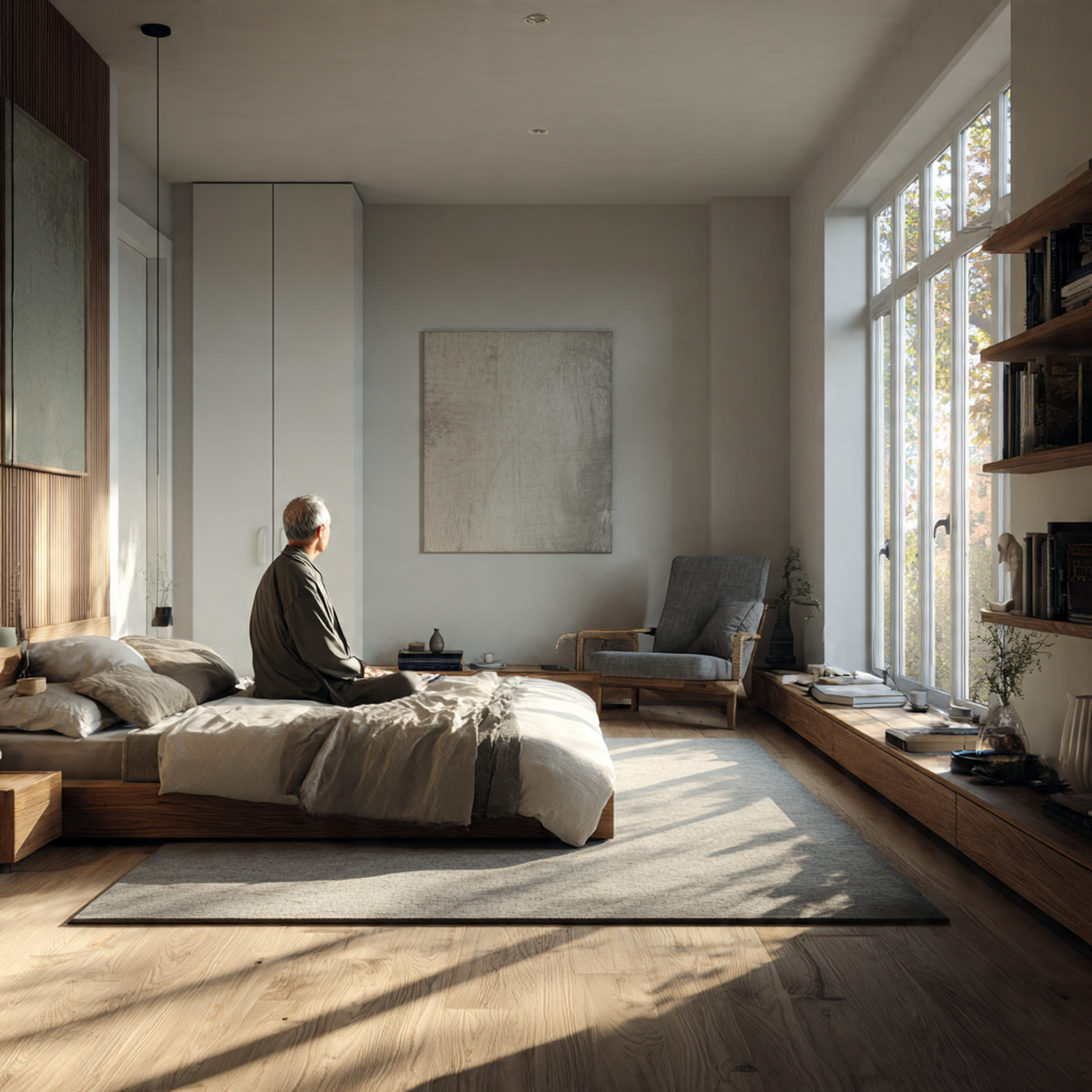 25 Guest Bedroom Decor Ideas That Feel Luxurious & Inviting 2 ultra realistic image of a minimalist zen guest