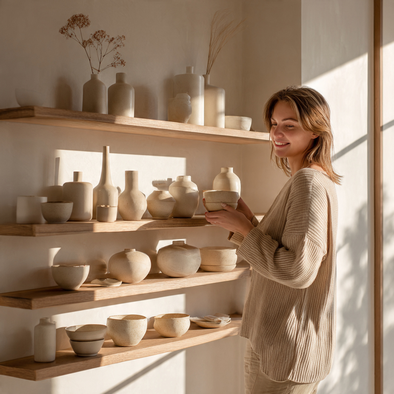 25 Inspiring Bedroom Shelf Decor Ideas for Every Style & Mood 1 ultra realistic image of a modern bedroom shelf