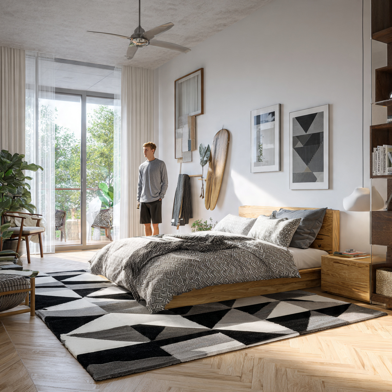 25 Small Bedroom Decor Ideas to Maximize Space & Luxury 25 ultra realistic image of a small bedroom with 5