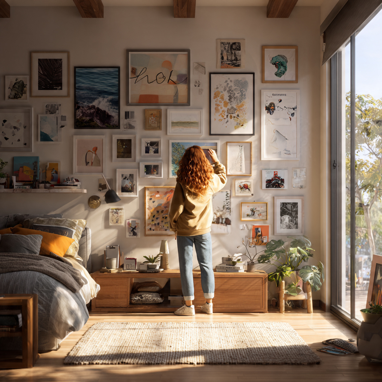 25 Teen Bedroom Decor Ideas for a Trendy, Functional, and Fun Space 1 ultra realistic image of a teen bedroom featuring