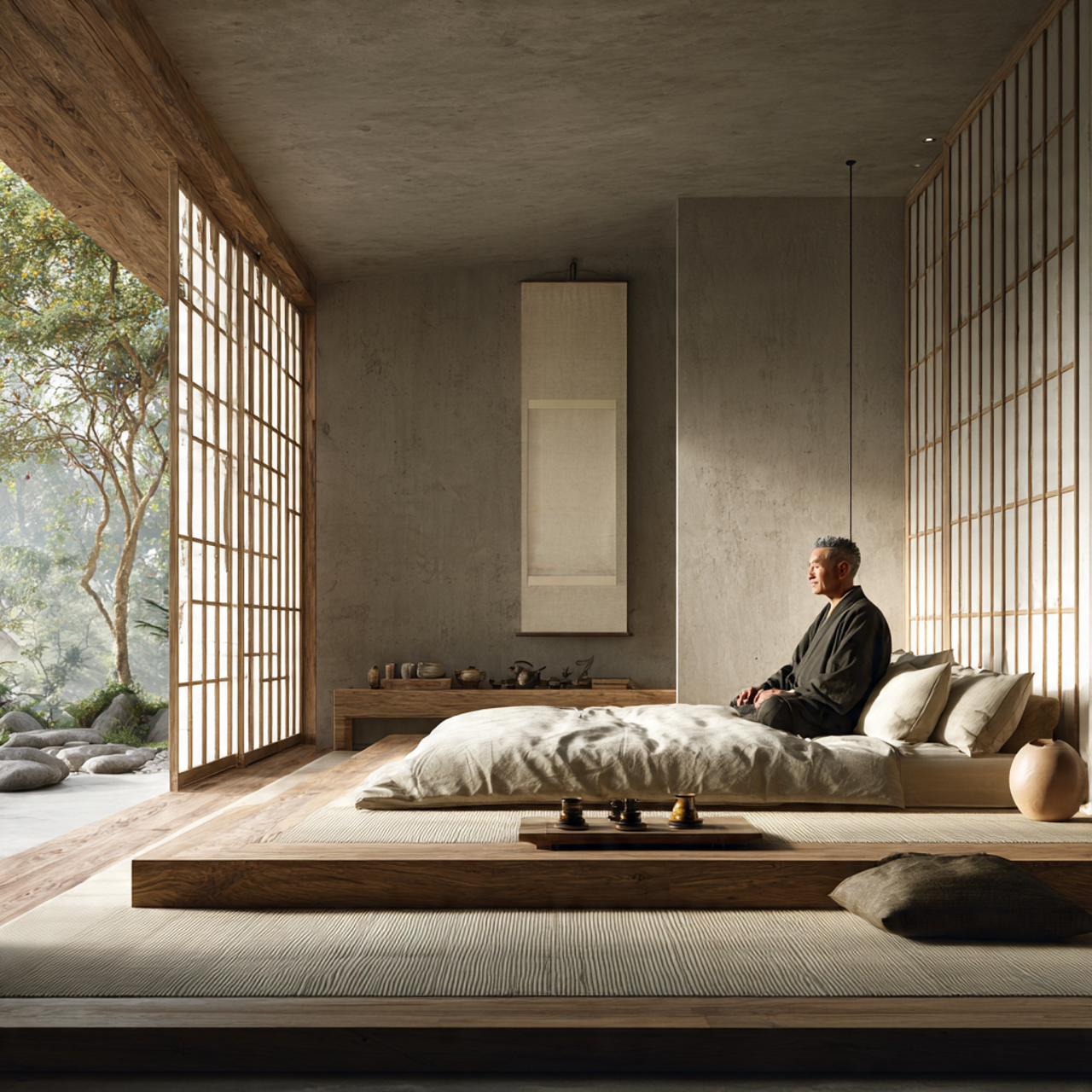 ultra realistic interior photograph of home decor bedroom 1