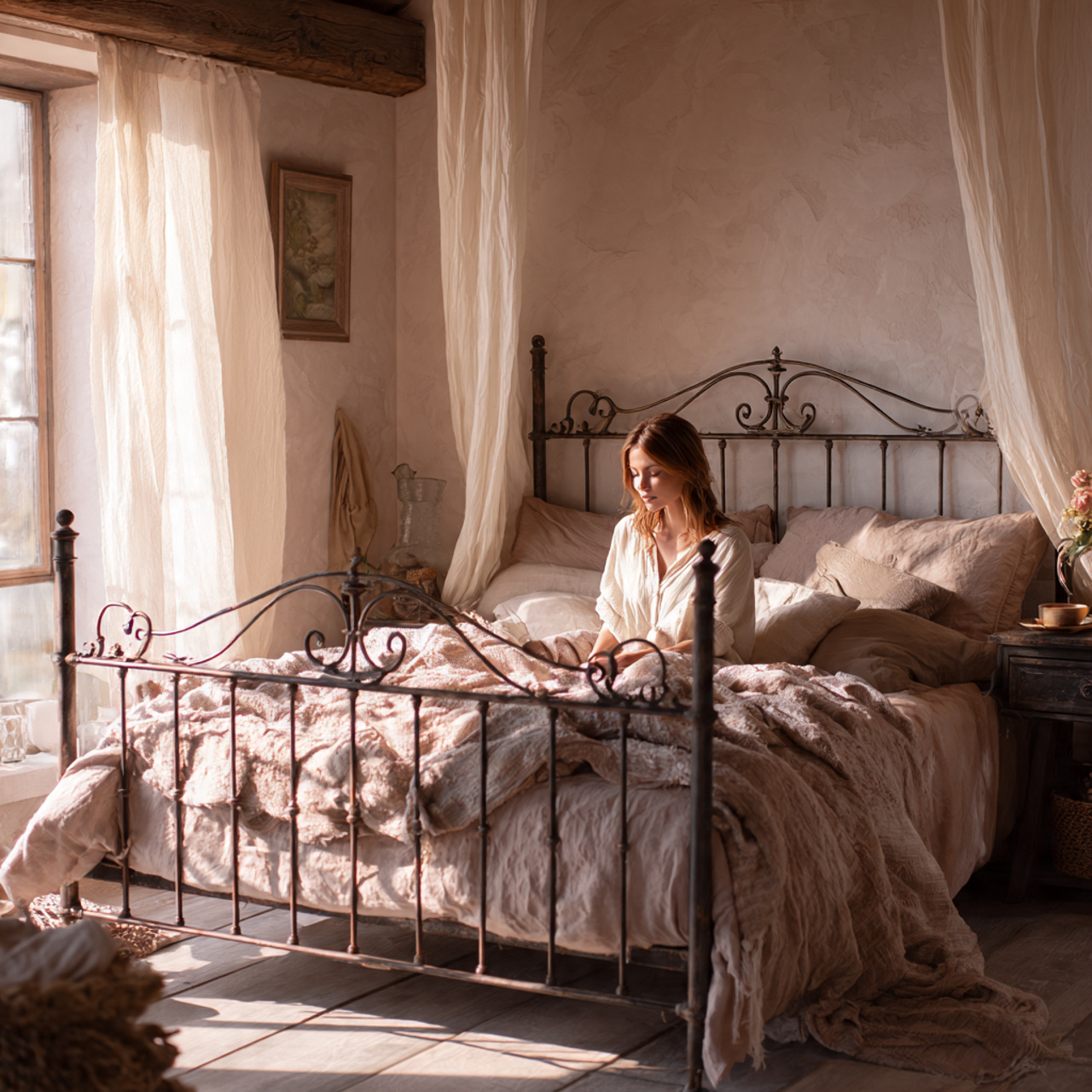 25 Vintage Bedroom Decor Ideas That Bring Timeless Beauty & Character Home 1 ultra realistic interior photograph of vintage bedroom decor