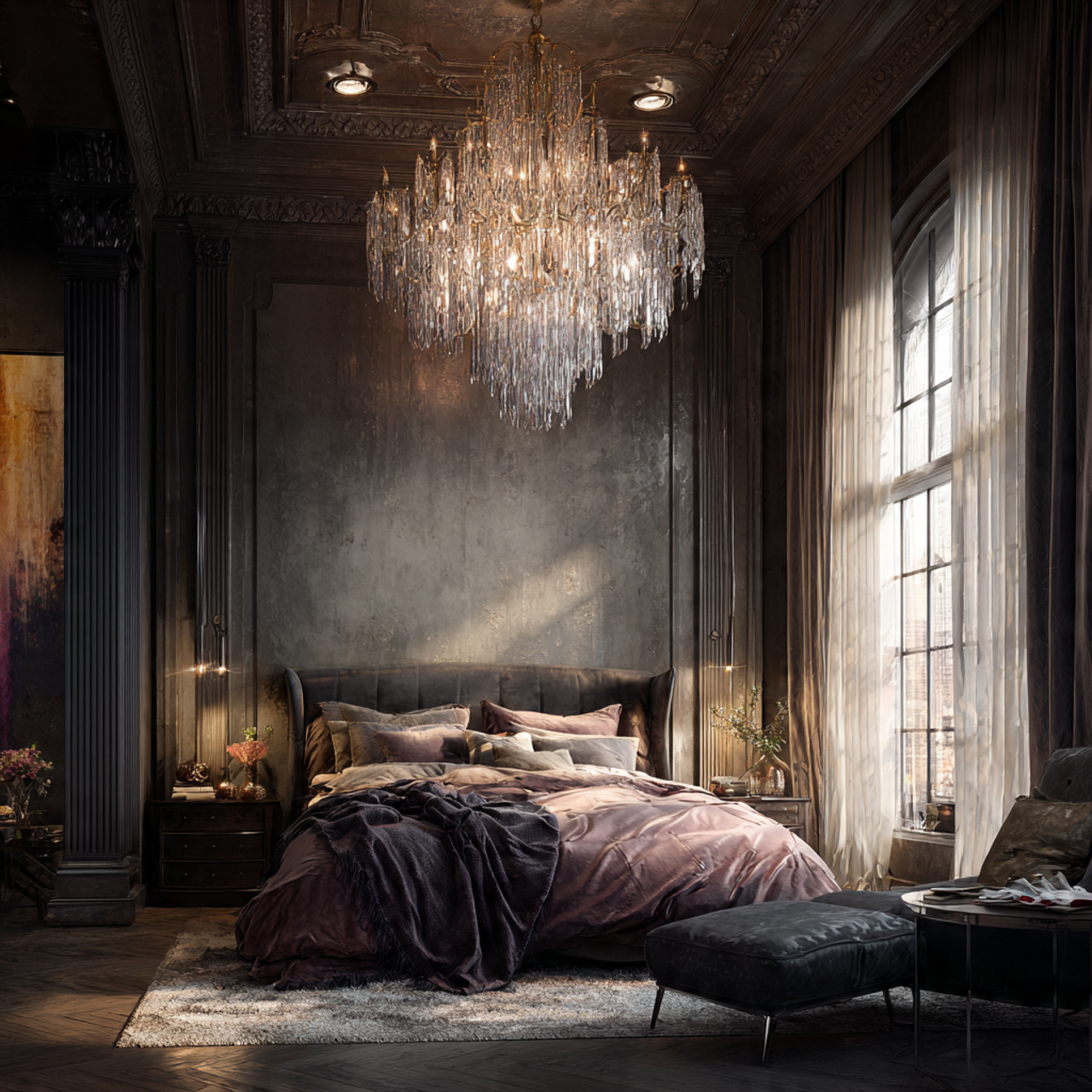 25 Chic Bedroom Decor Ideas for a Modern, Elegant & Cozy Space 18 ultra realistic luxury bedroom image of chic bedroom 2