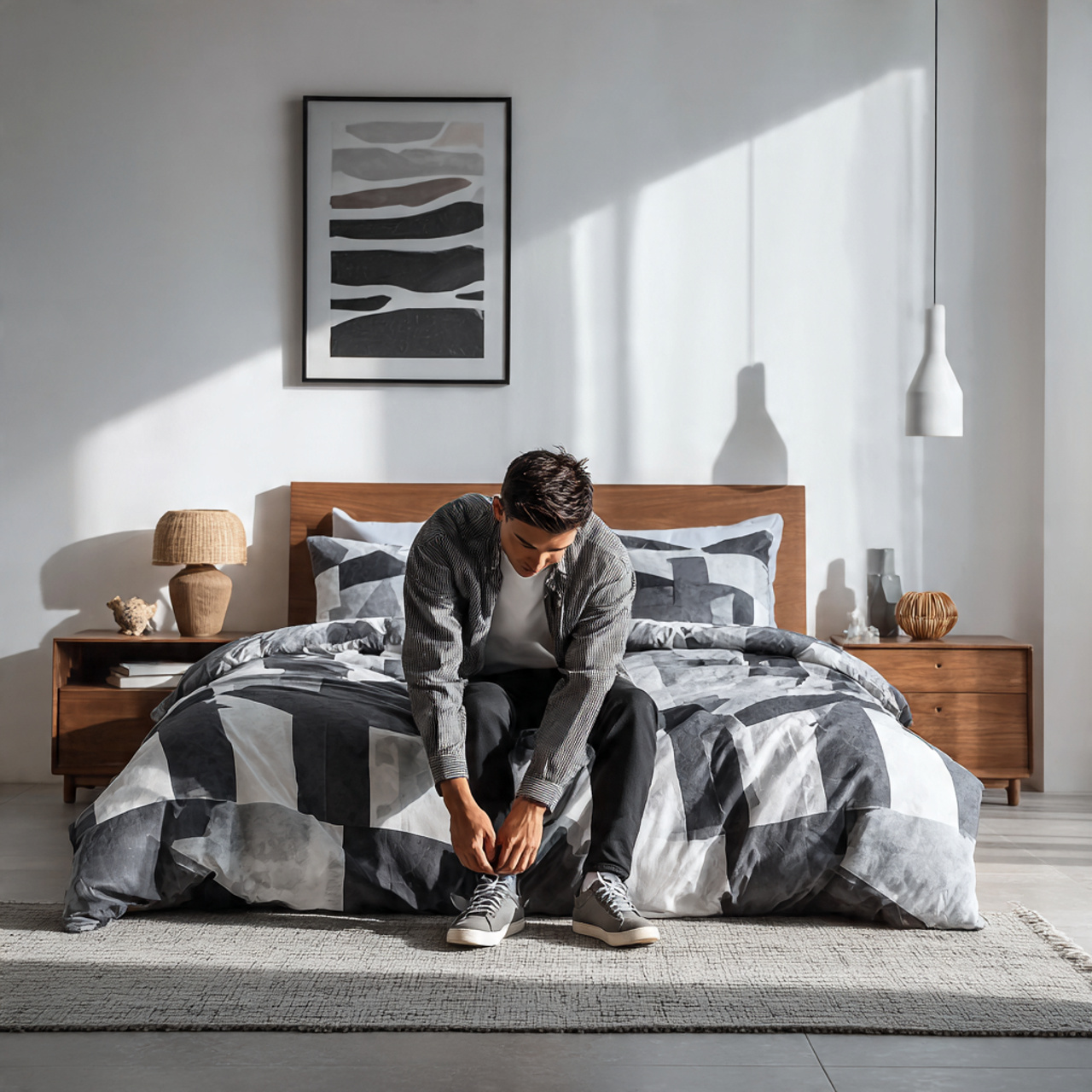 25 Best Simple Bedroom Decor Ideas for Effortless Beauty & Comfort 14 ultra realistic modern bedroom interior presenting simple bedroom