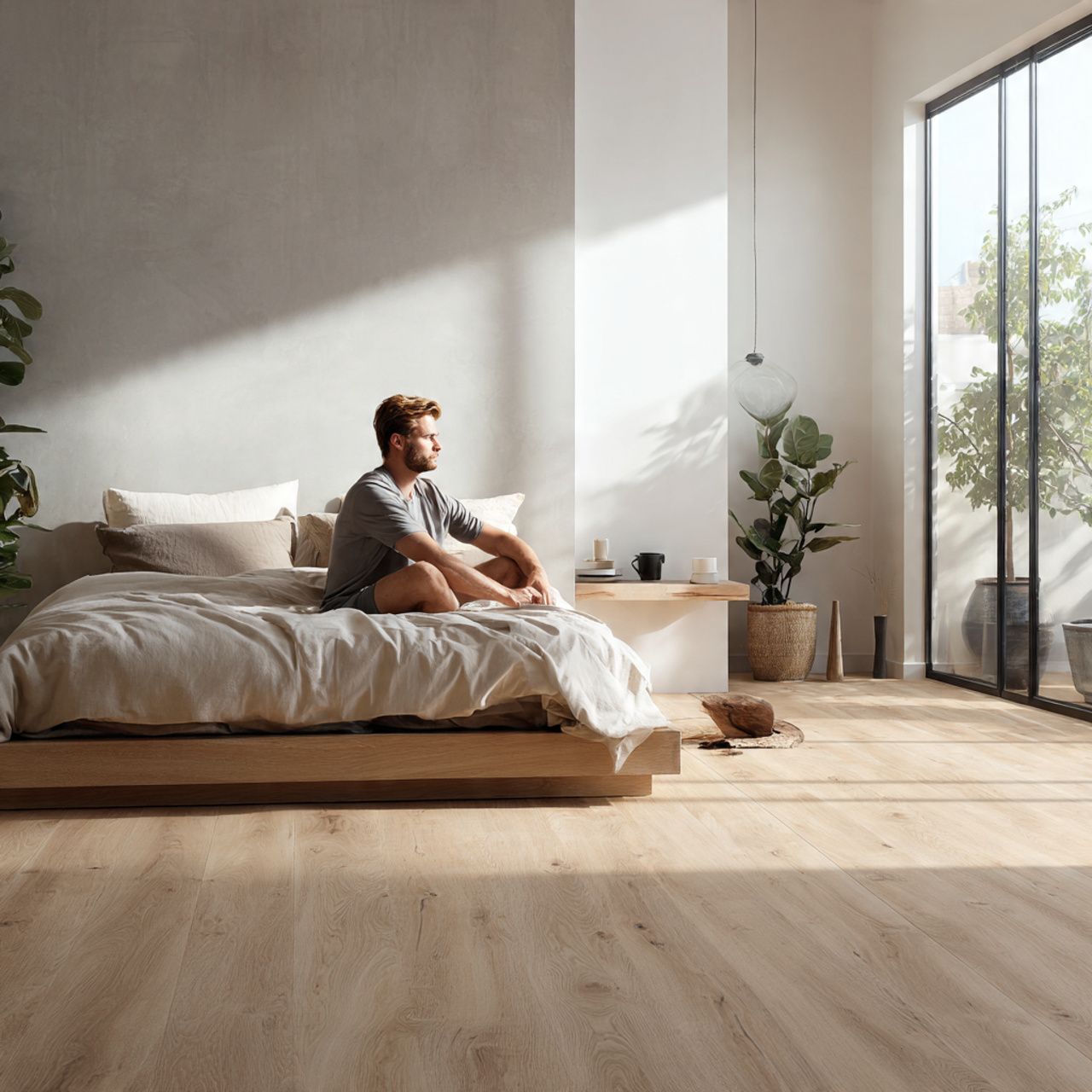 25 Best Simple Bedroom Decor Ideas for Effortless Beauty & Comfort 22 ultra realistic modern bedroom scene highlighting simple bedroom