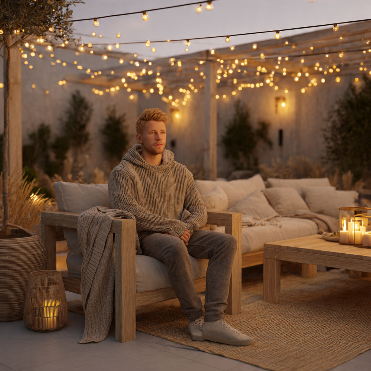 ultra realistic outdoor patio ideas showcasing a scandinavian 1 1