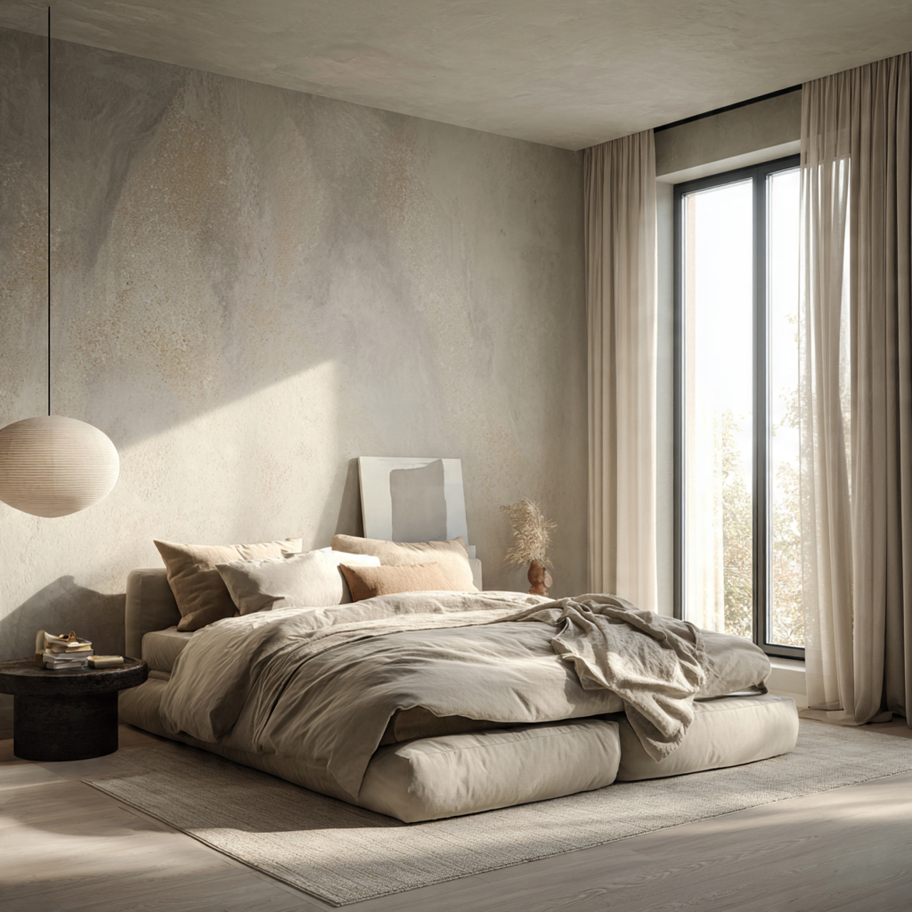 25 Bedroom Decor Ideas for a Beautiful, Calm & Modern Sanctuary 1 ultra realistic photograph of modern bedroom decor ideas