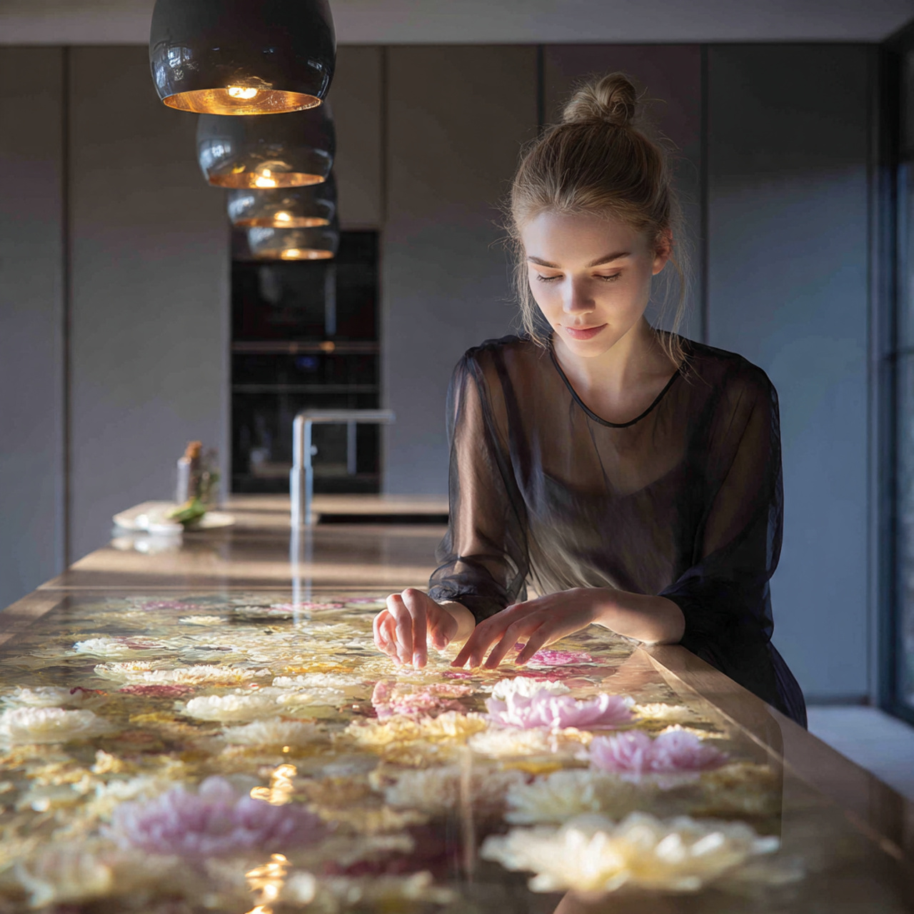 25 Transform Your Space with Stunning Kitchen Island Decor Ideas 25 a contemporary kitchen island decorated with a sha