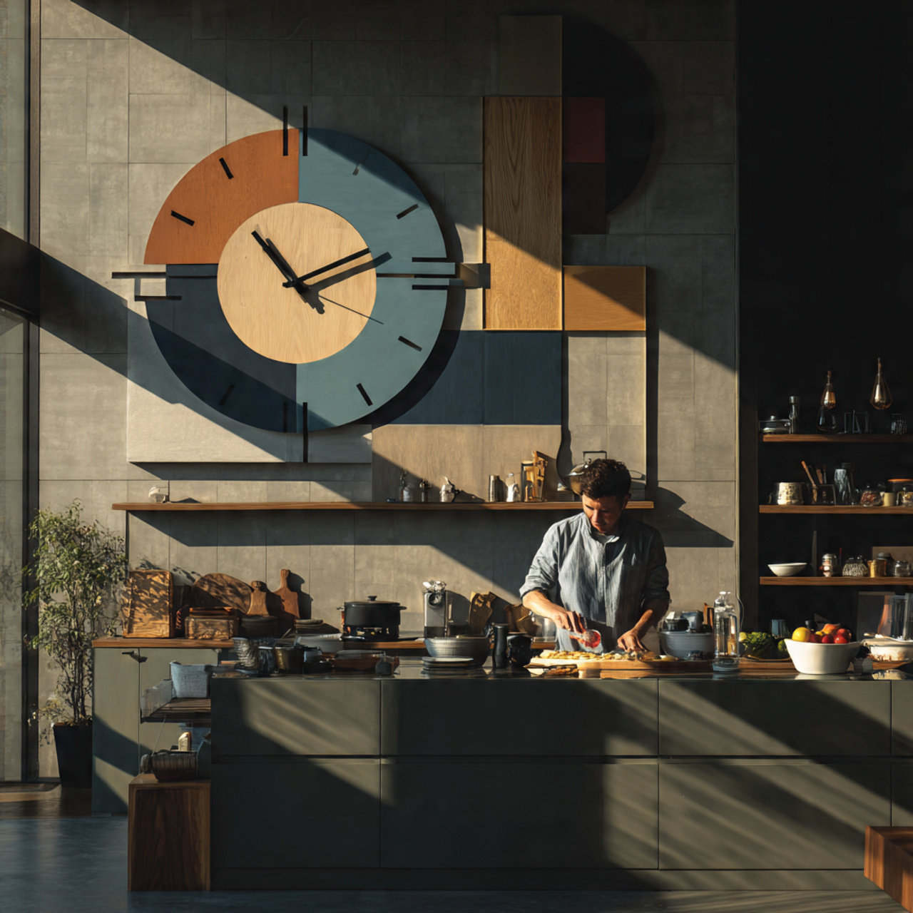 25 Simple Kitchen Decor Ideas to Create a Chic and Inviting Vibe 24 a contemporary kitchen wall showcasing simple kitc