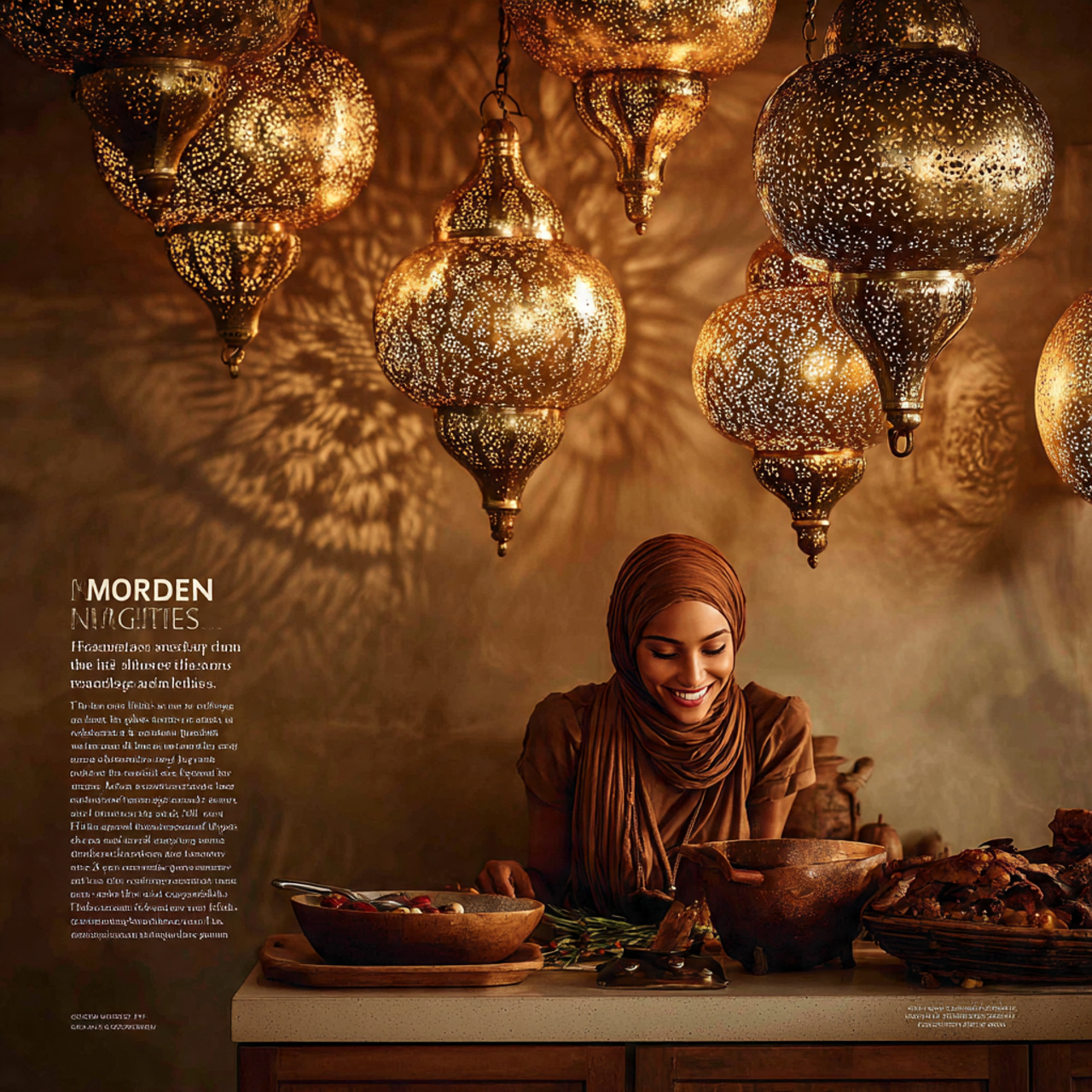 a cozy kitchen nook featuring a cluster of morocca