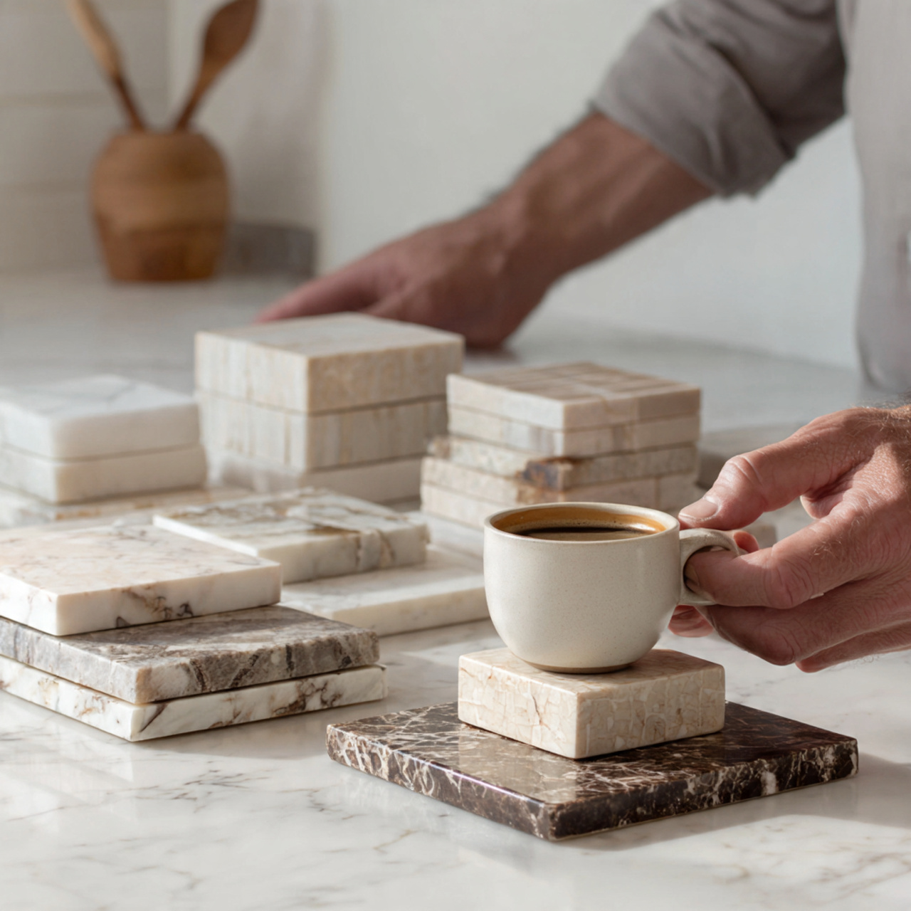 25 Simple Kitchen Decor Ideas to Create a Chic and Inviting Vibe 22 a minimalist kitchen countertop styled with simple