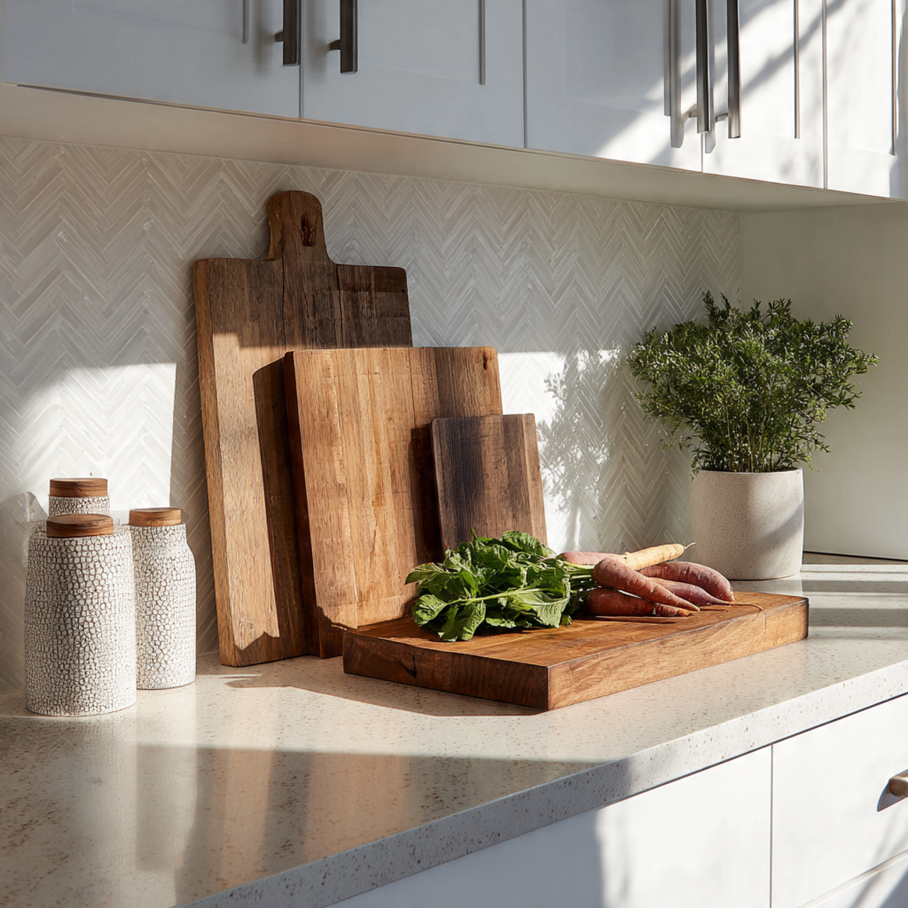 25 Simple Kitchen Decor Ideas to Create a Chic and Inviting Vibe 20 a modern farmhouse kitchen corner styled with simp