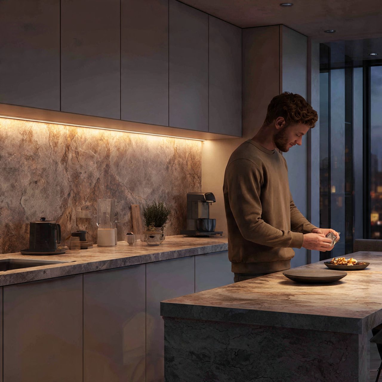 25 Simple Kitchen Decor Ideas to Create a Chic and Inviting Vibe 15 a modern kitchen showcasing simple kitchen decor i 1