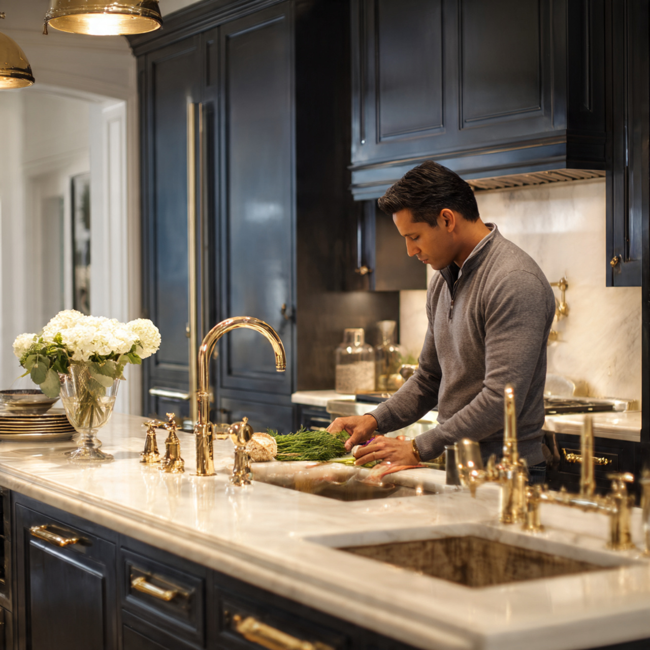 25 Simple Kitchen Decor Ideas to Create a Chic and Inviting Vibe 9 a modern kitchen showcasing simple kitchen decor i