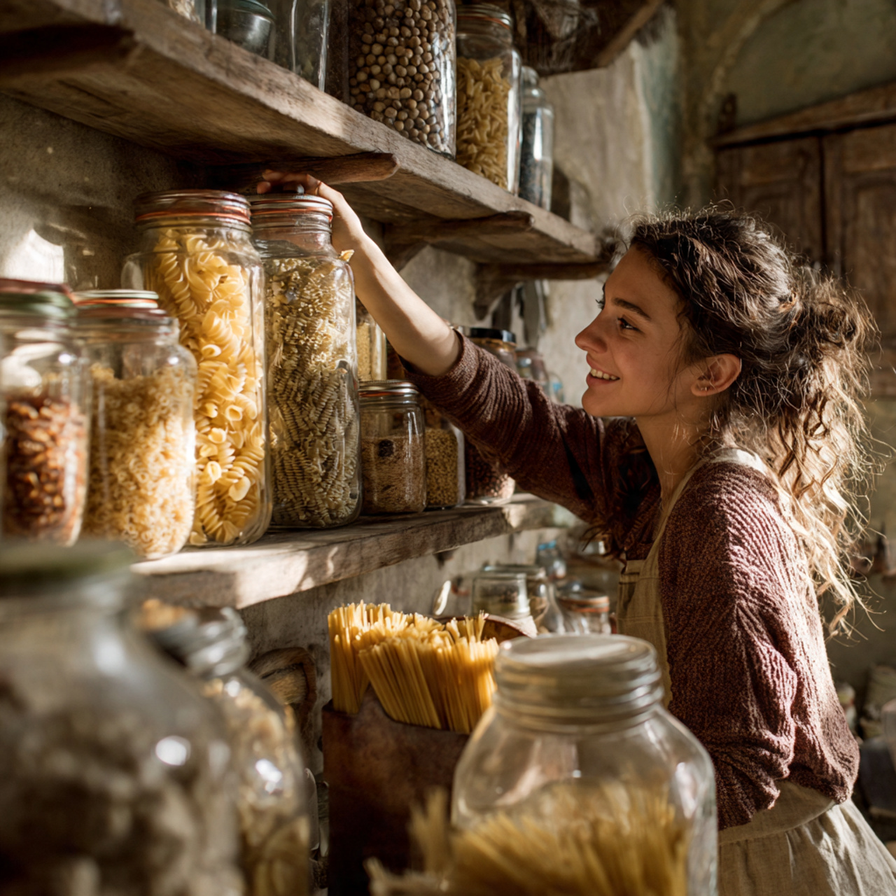 25 Simple Kitchen Decor Ideas to Create a Chic and Inviting Vibe 5 a rustic kitchen corner featuring simple kitchen d