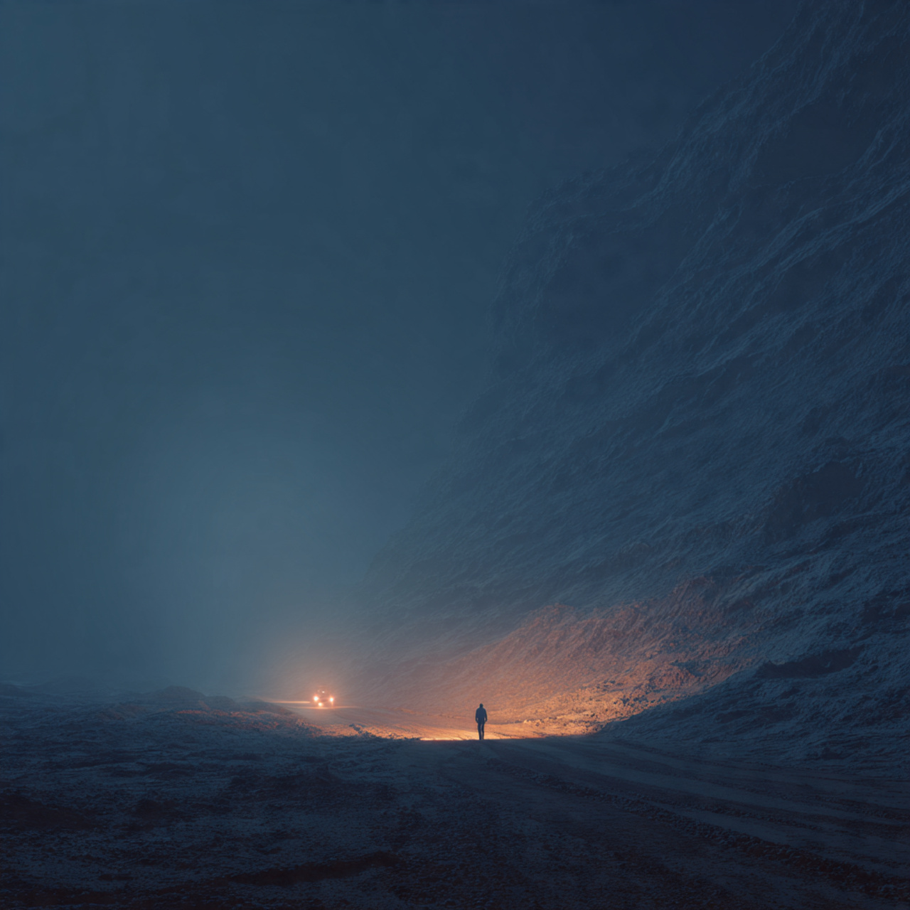a serene bathroom sink with smooth natural river s